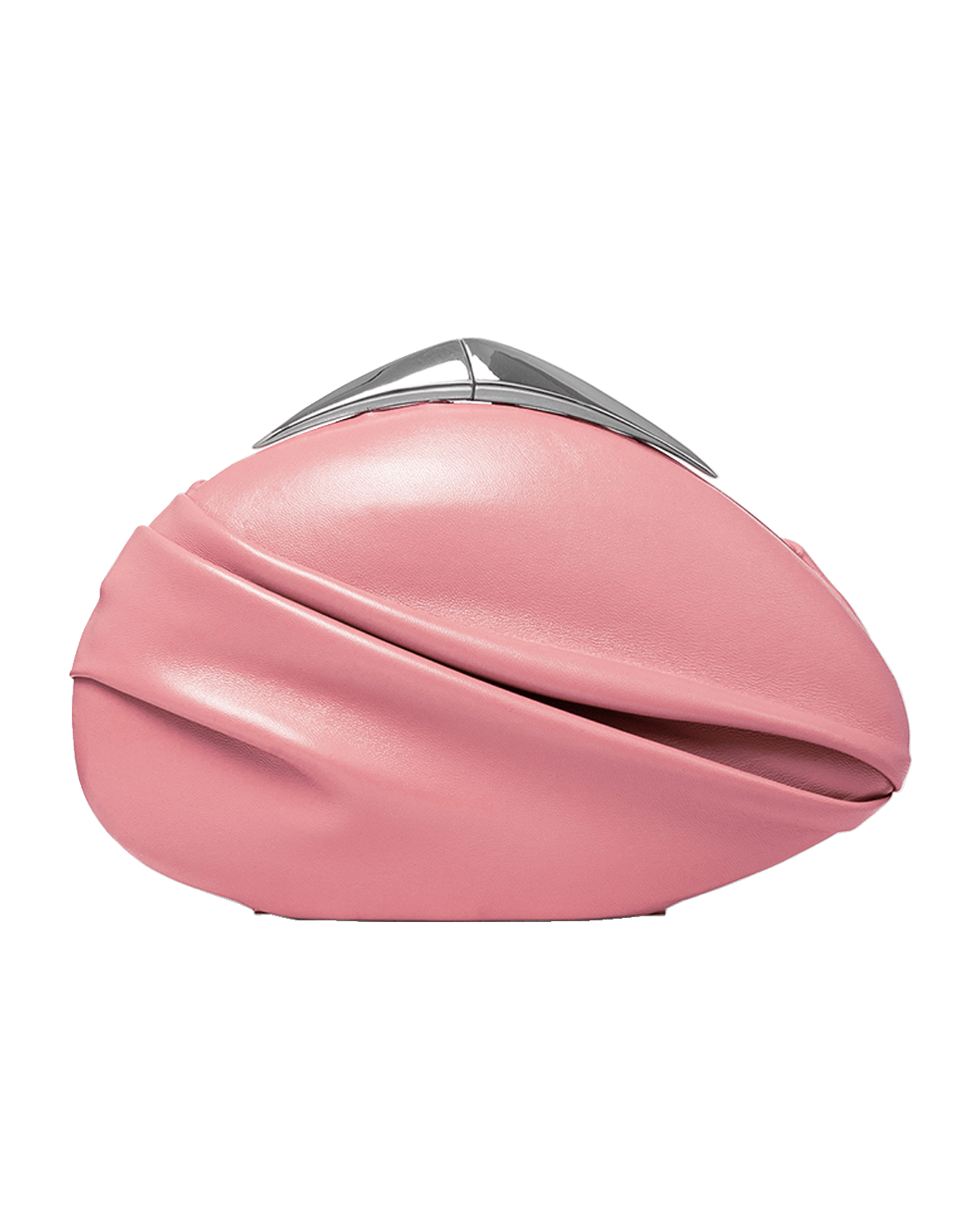 Benedetta Bruzziches Cometa Ariel Leather Clutch Bag