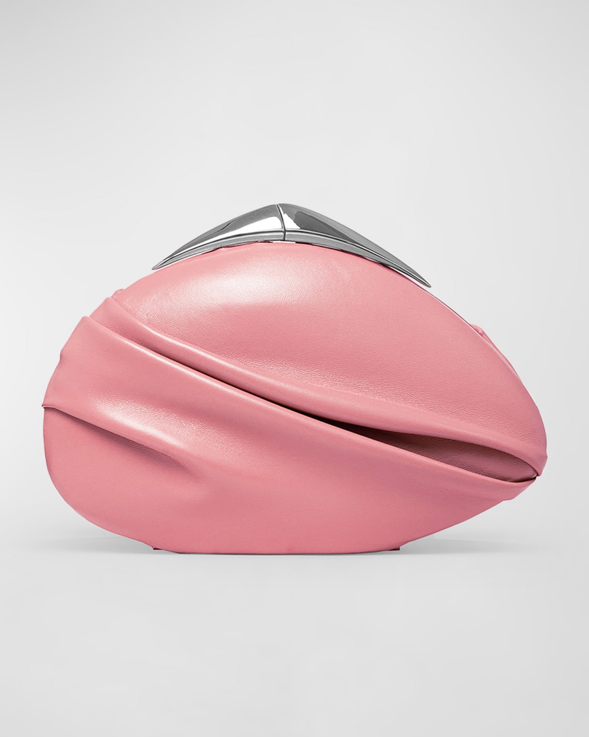 Benedetta Bruzziches Cometa Ariel Leather Clutch Bag