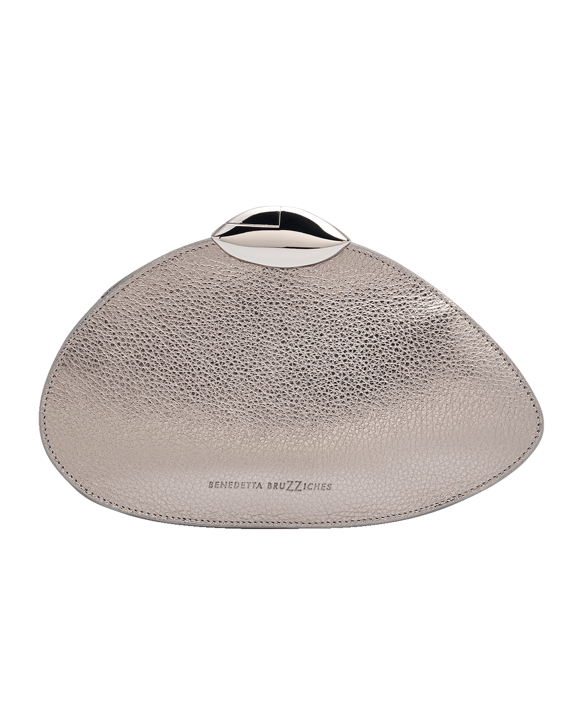 Benedetta Bruzziches Belle de Jour Ariel Metallic Pouch Clutch Bag