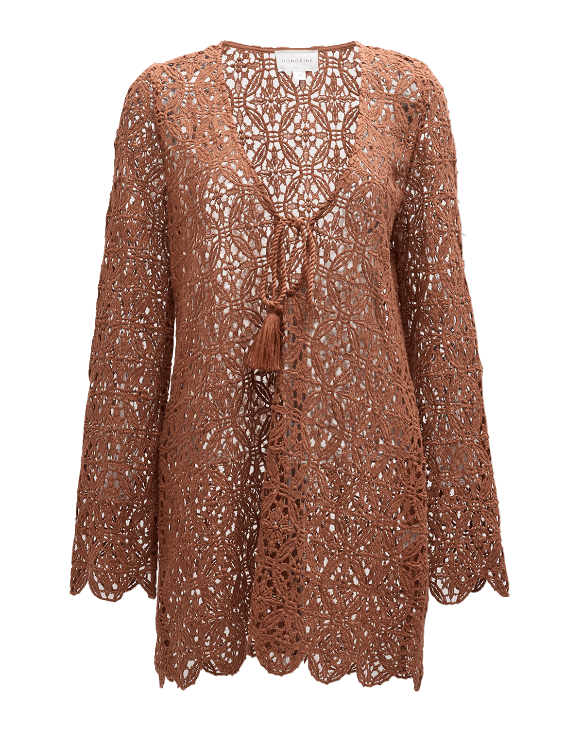 Honorine Mirabelle Crochet Mini Dress