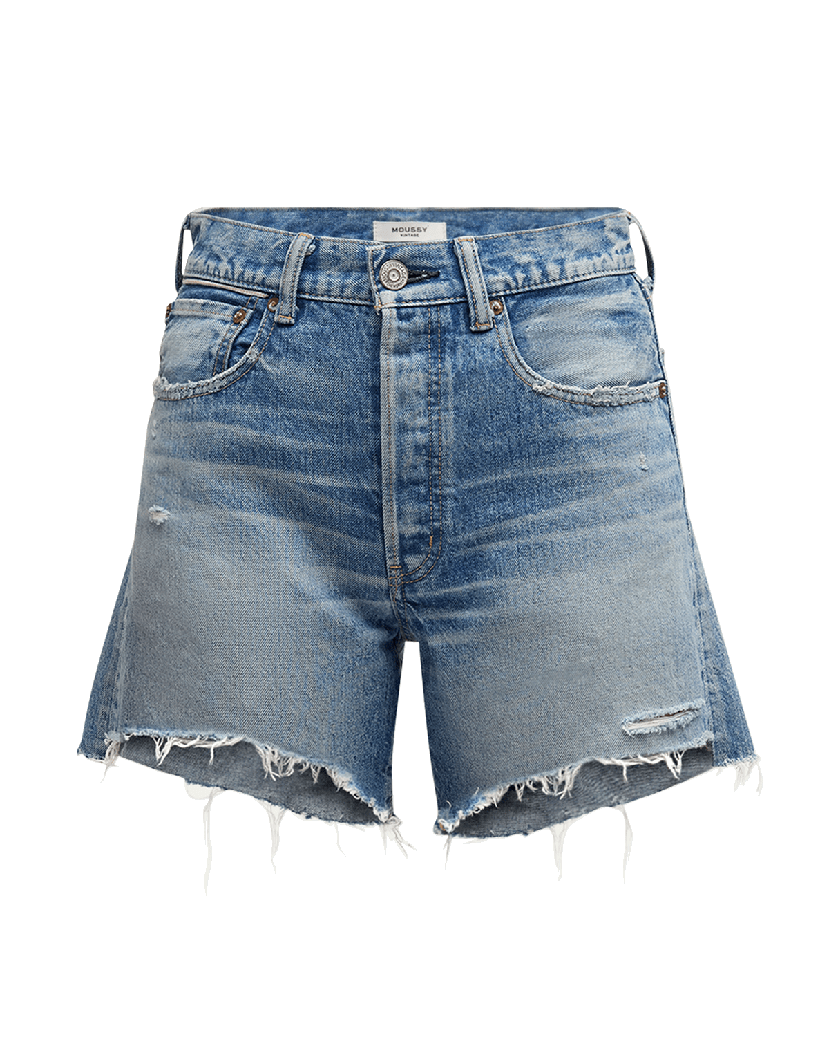 MOUSSY VINTAGE Graterford Distressed Denim Shorts