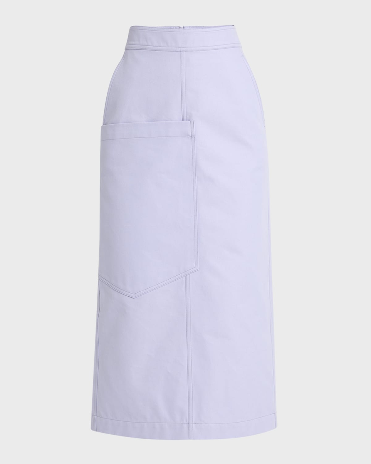 Ferragamo Coated Midi Skirt