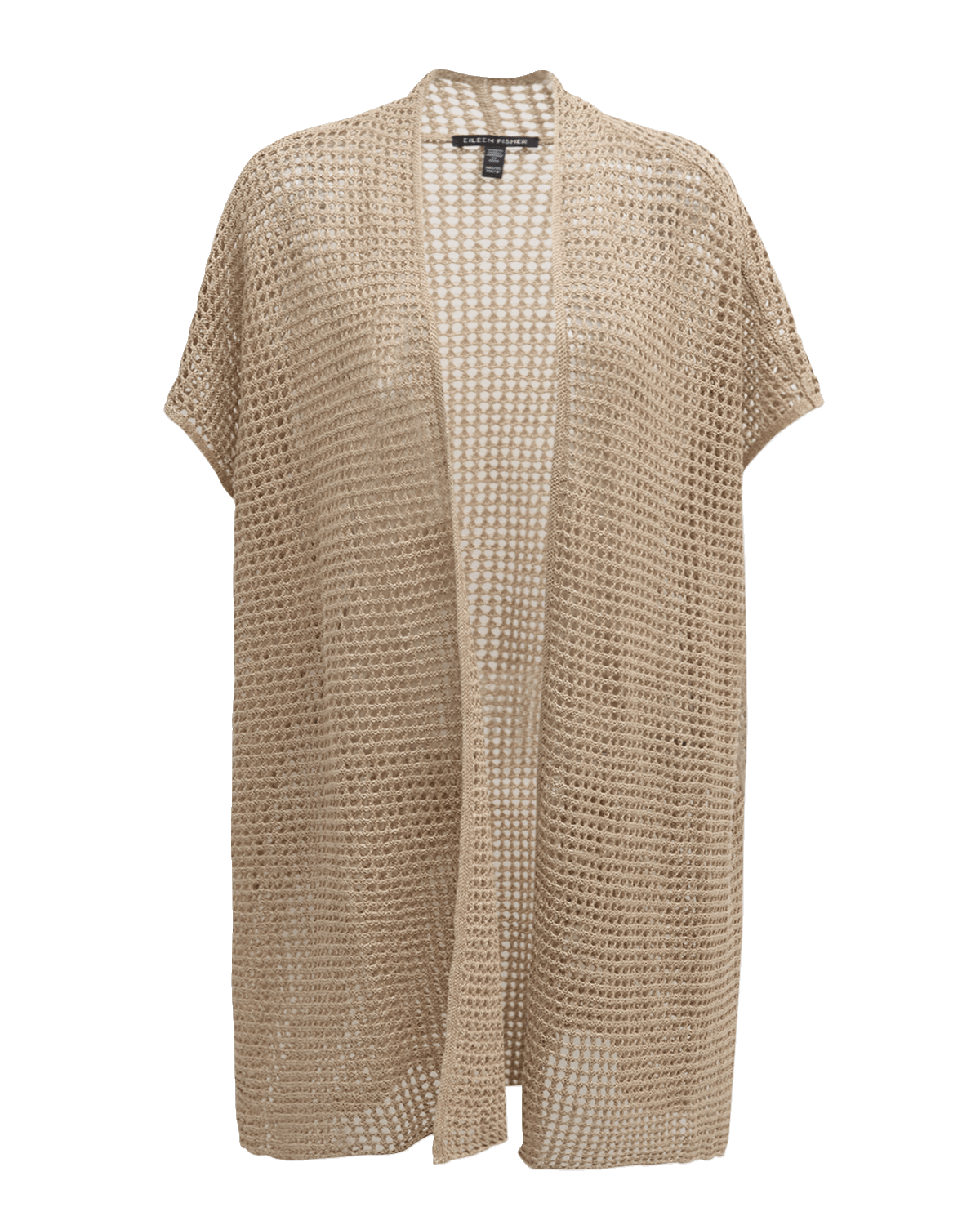 Eileen Fisher Open-Knit Dolman-Sleeve Cardigan