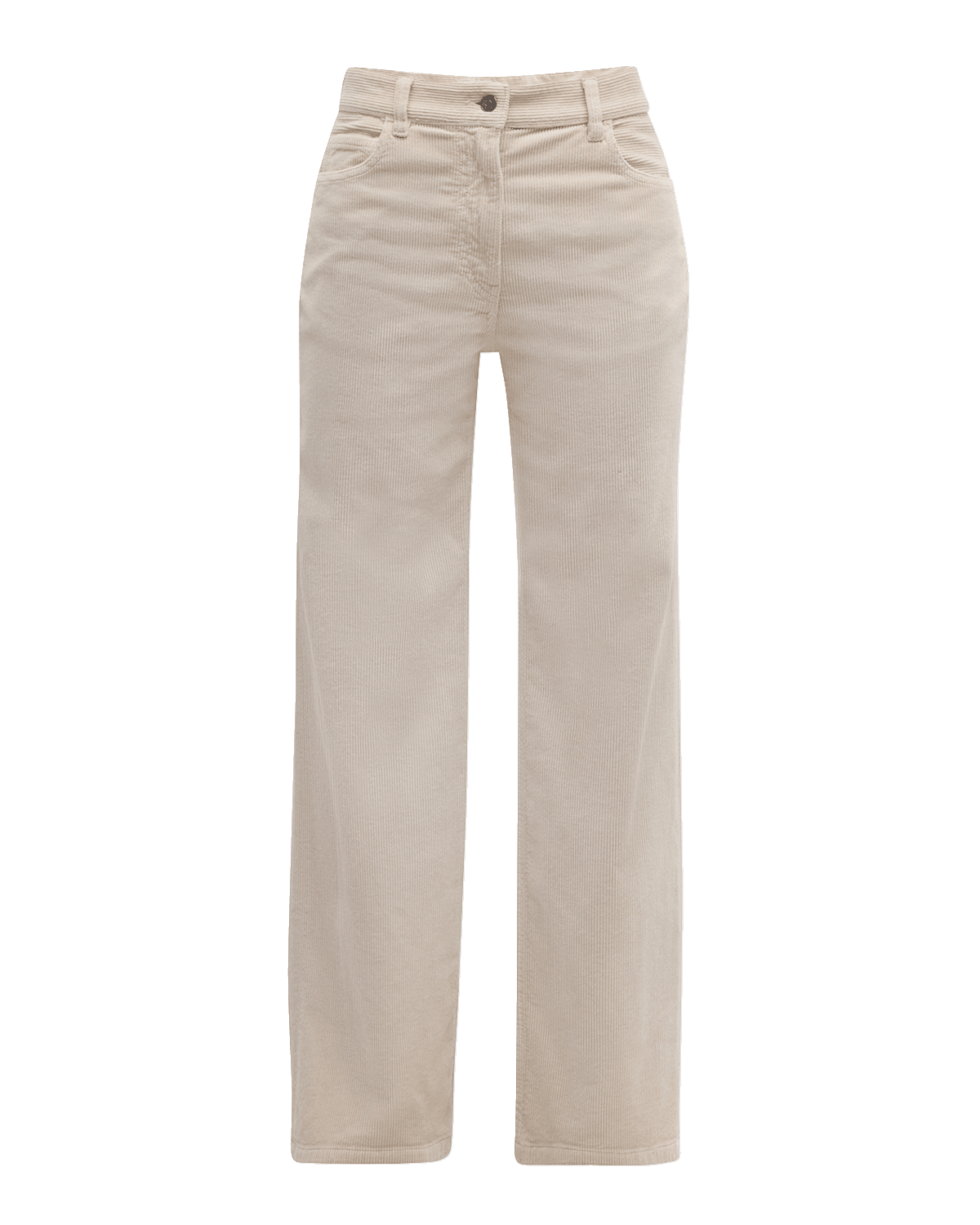 THE ROW Dan Corduroy Straight-Leg Pants
