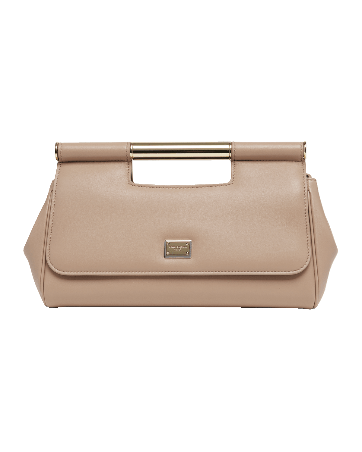 Dolce&Gabbana Sicily Medium Metal Bar Clutch Bag