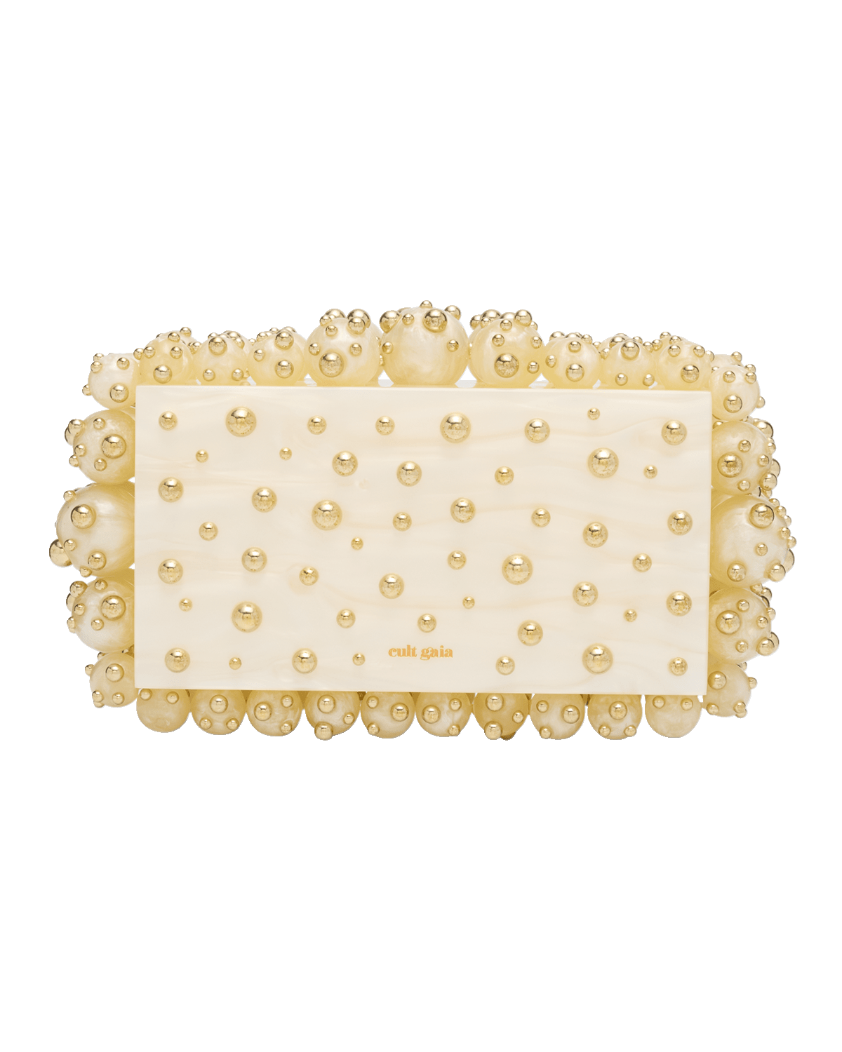 Cult Gaia Eos Beaded Clutch Bag