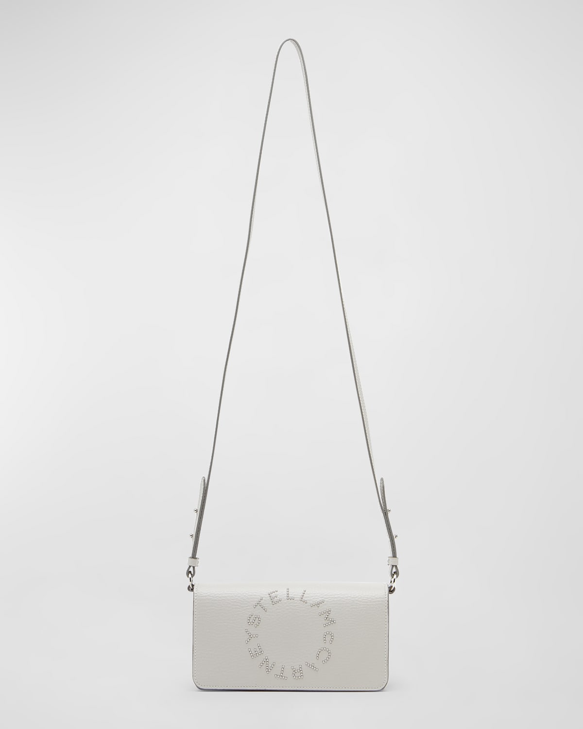 Stella McCartney Mini Studded Logo Crossbody Bag