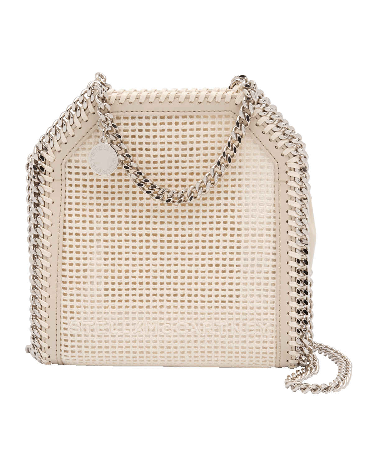 Stella McCartney Falabella Tiny Mesh Vegan Leather Tote Bag