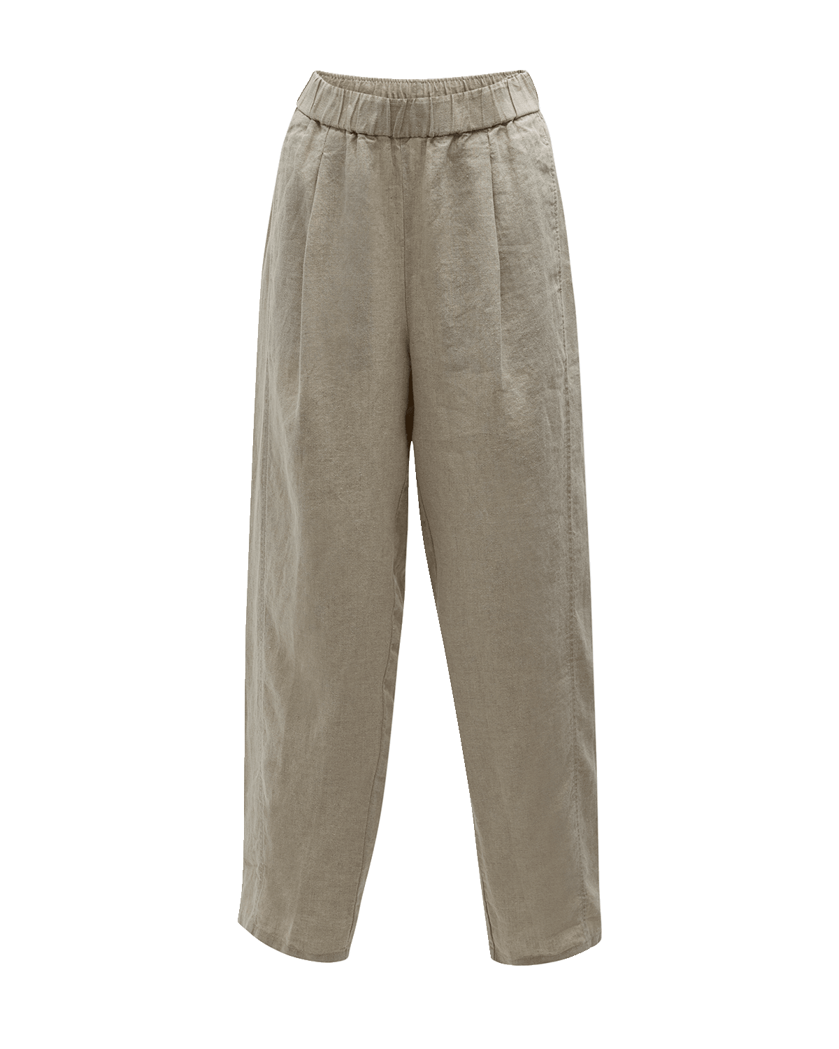 Eileen Fisher Pleated Organic Linen Ankle Pants