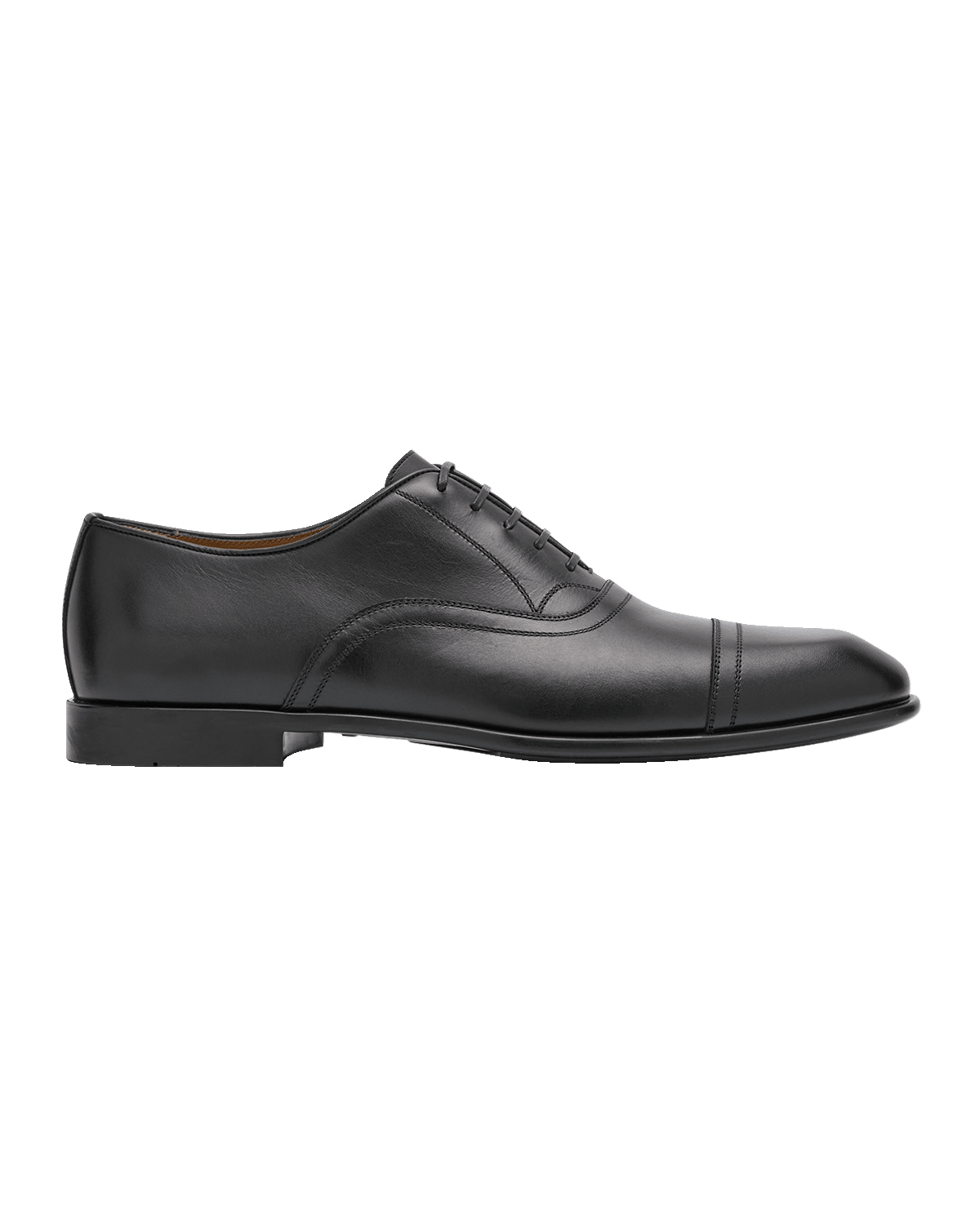 Ferragamo Men's Cortez Leather Oxford Shoes