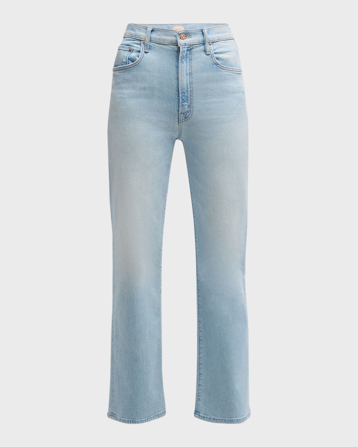 MOTHER The Rambler Zip Flood Jeans
