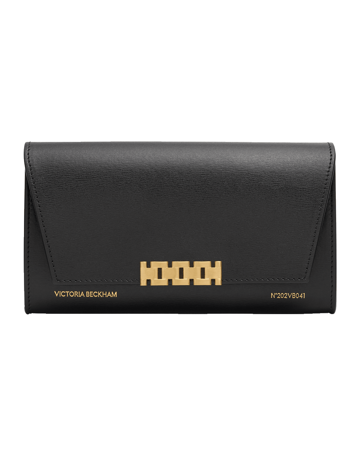 Victoria Beckham Flap Leather Wallet on Chain