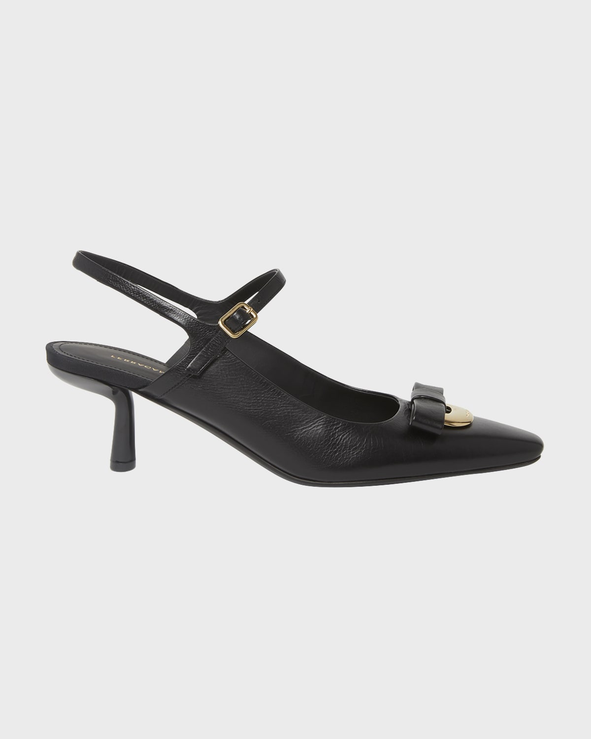 Ferragamo Ophelia Leather Mary Jane Slingback Pumps