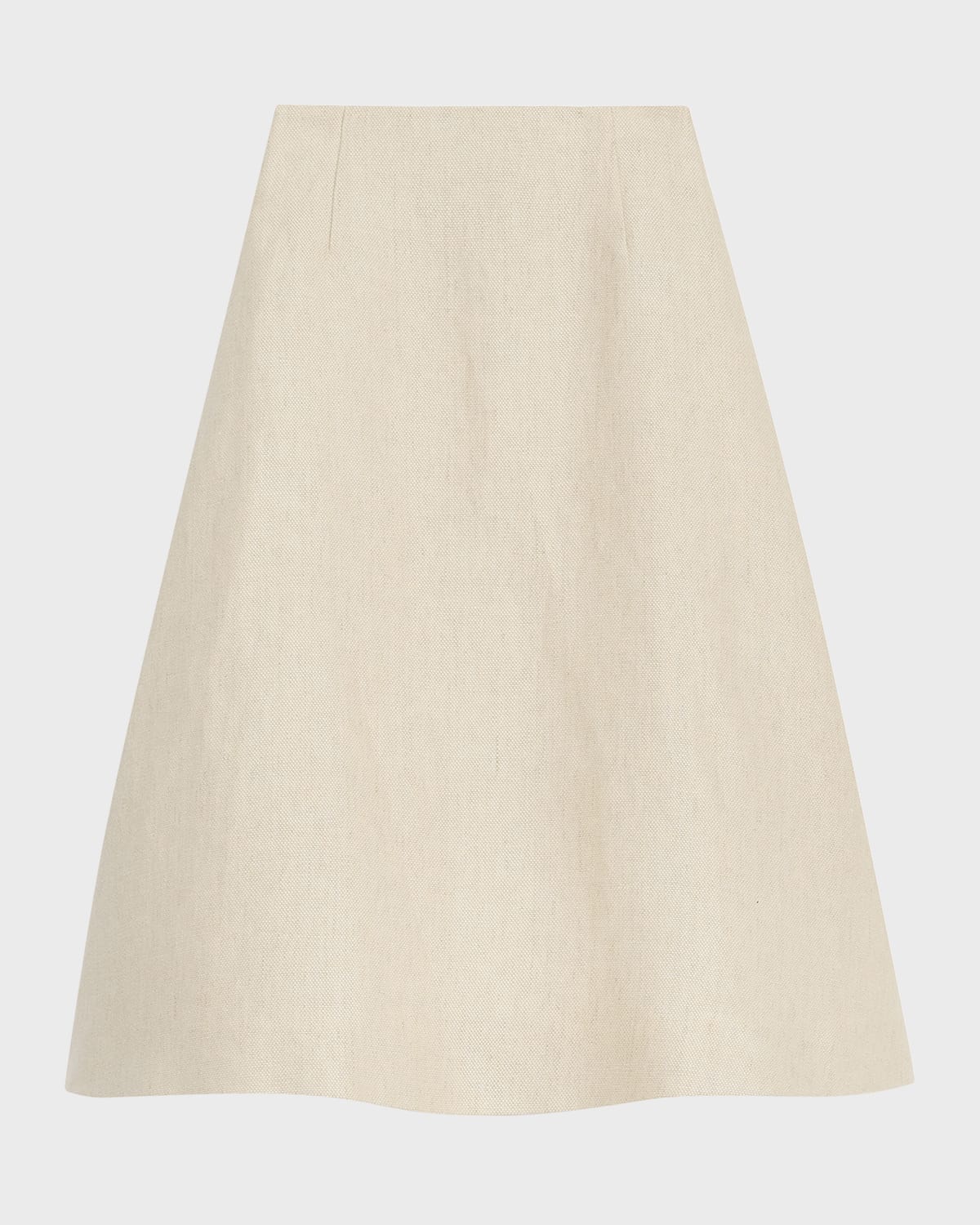 Theory Linen Tweed Full Midi Circle Skirt