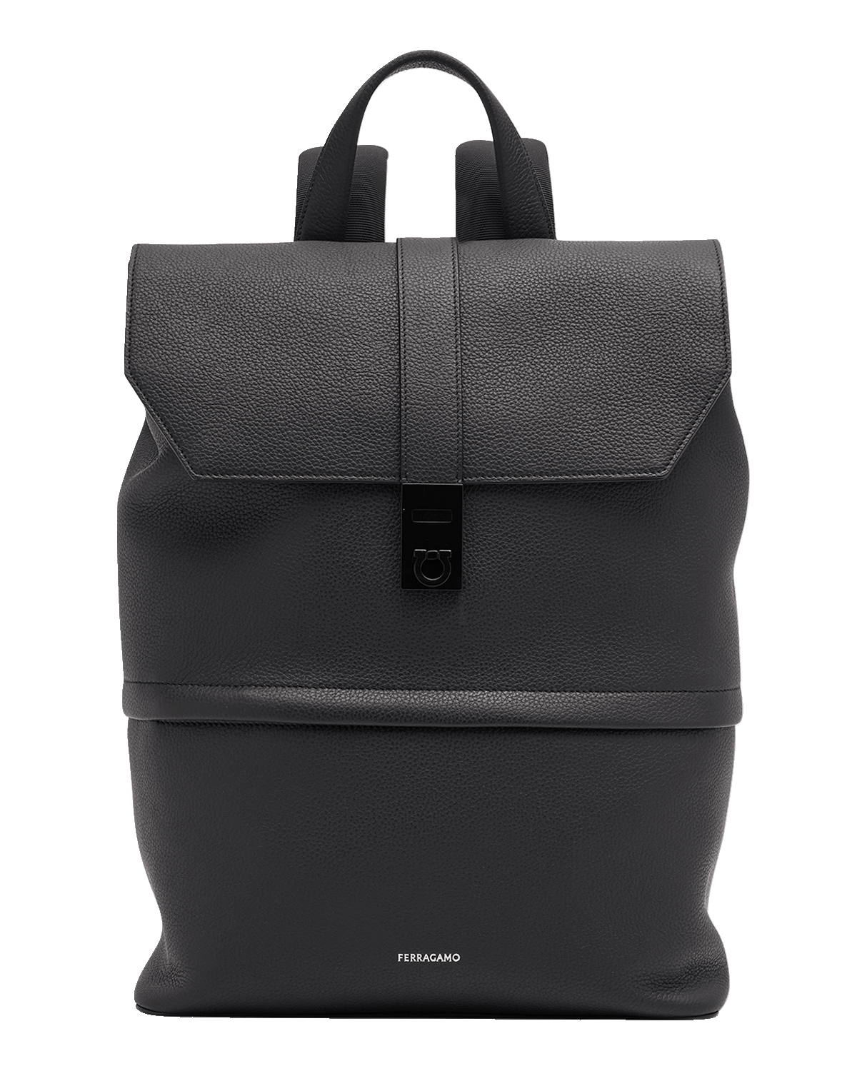 Ferragamo Men's Twins Calf Leather Backpack