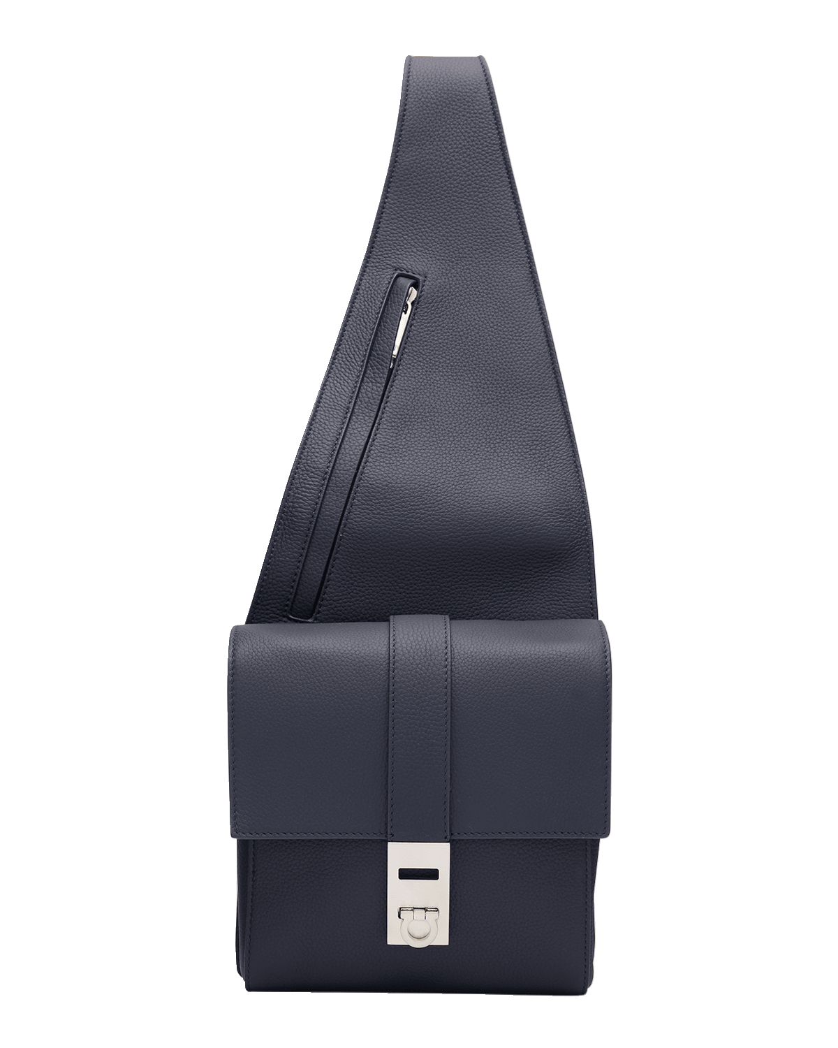 Ferragamo Men's Twins Calf Leather Sling Bag