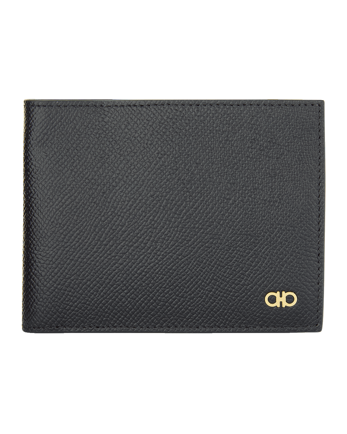 Ferragamo Men's Micro Gancio Leather Wallet