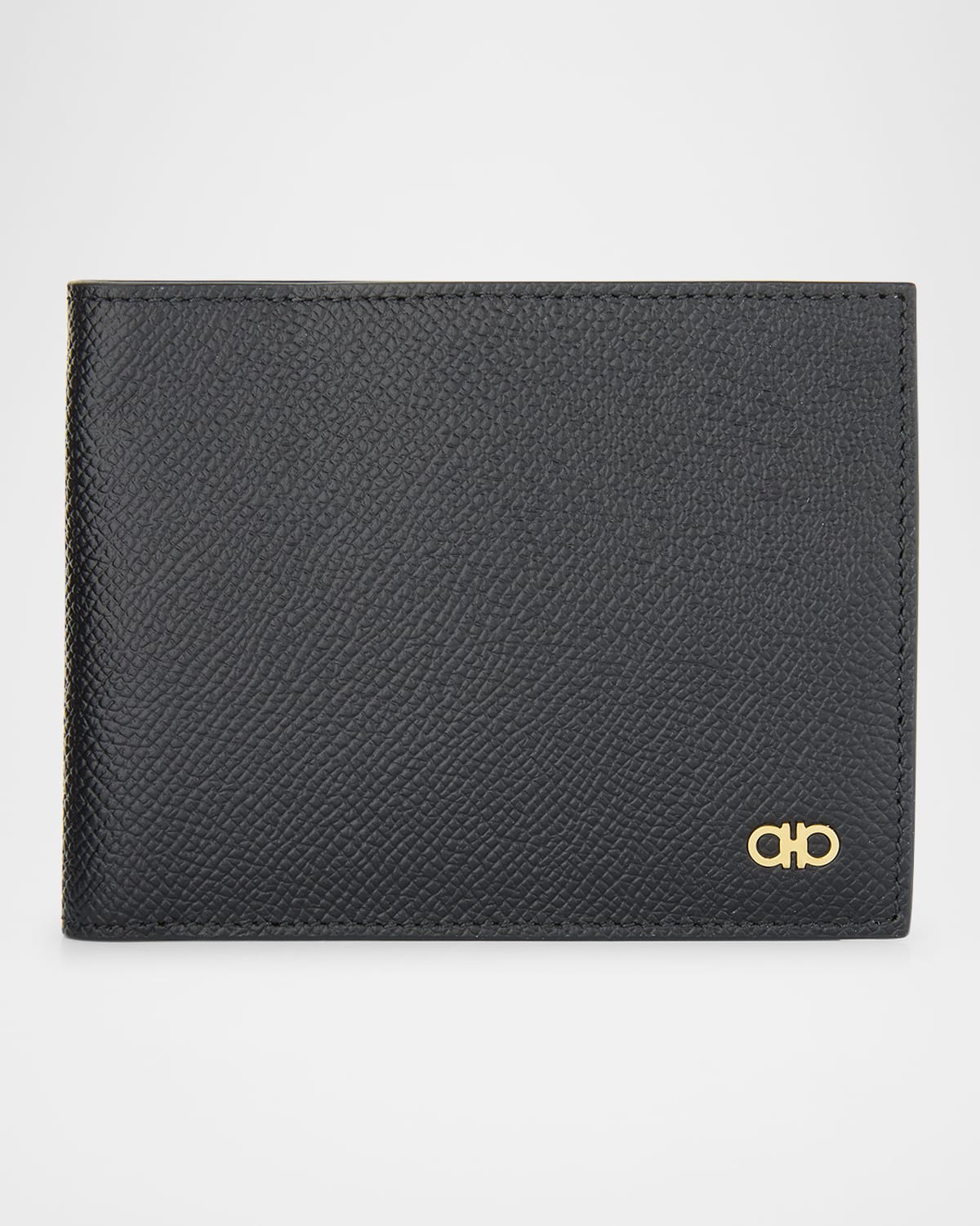 Ferragamo Men's Micro Gancio Leather Wallet