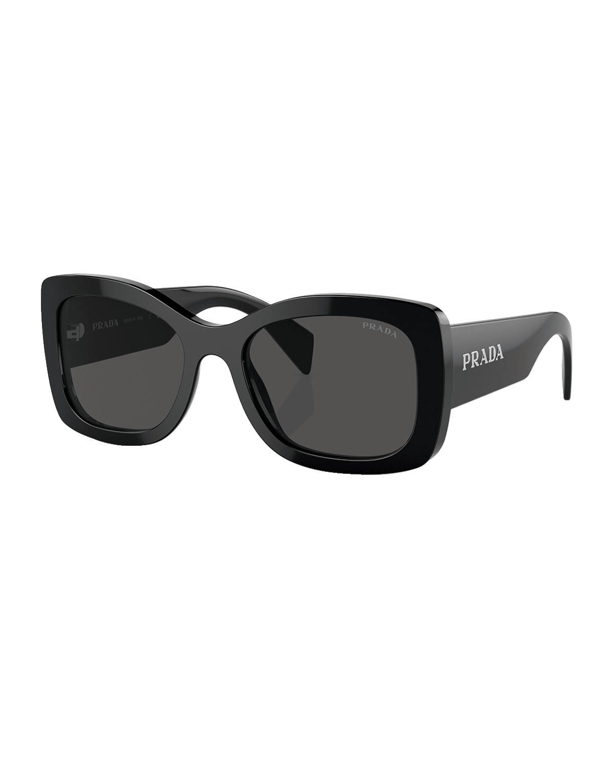 Prada Logo Acetate Butterfly Sunglasses