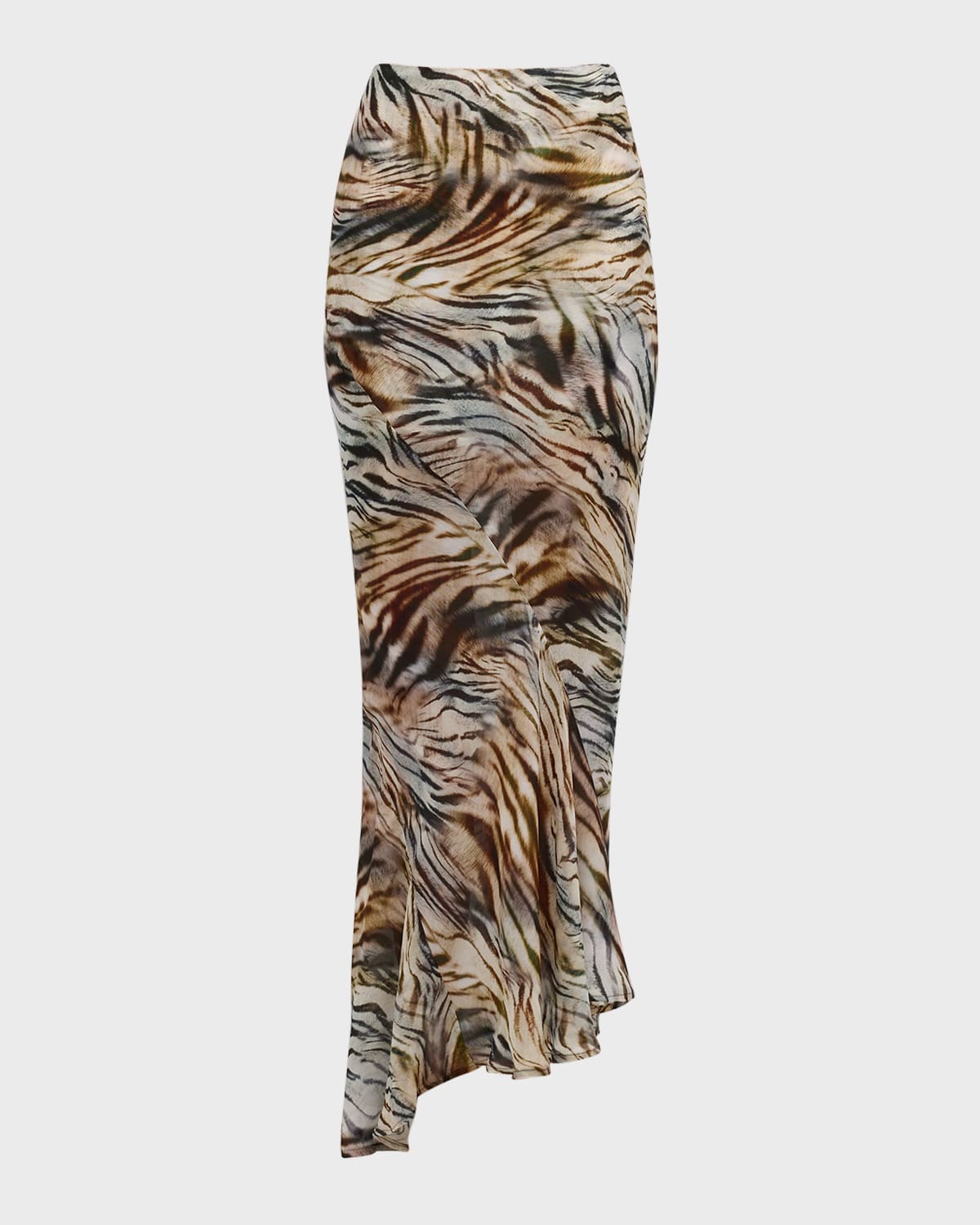 JBQ Sevy Safari Printed Maxi Skirt