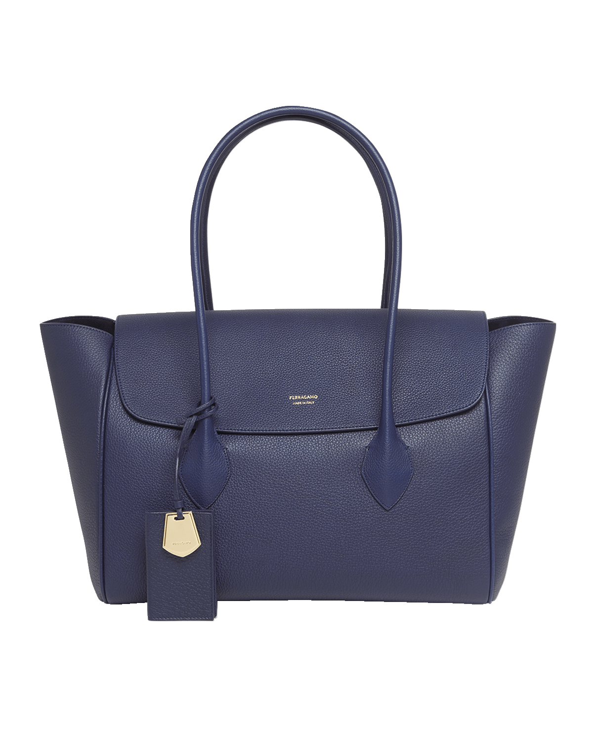 Ferragamo Firenze Flap Leather Tote Bag