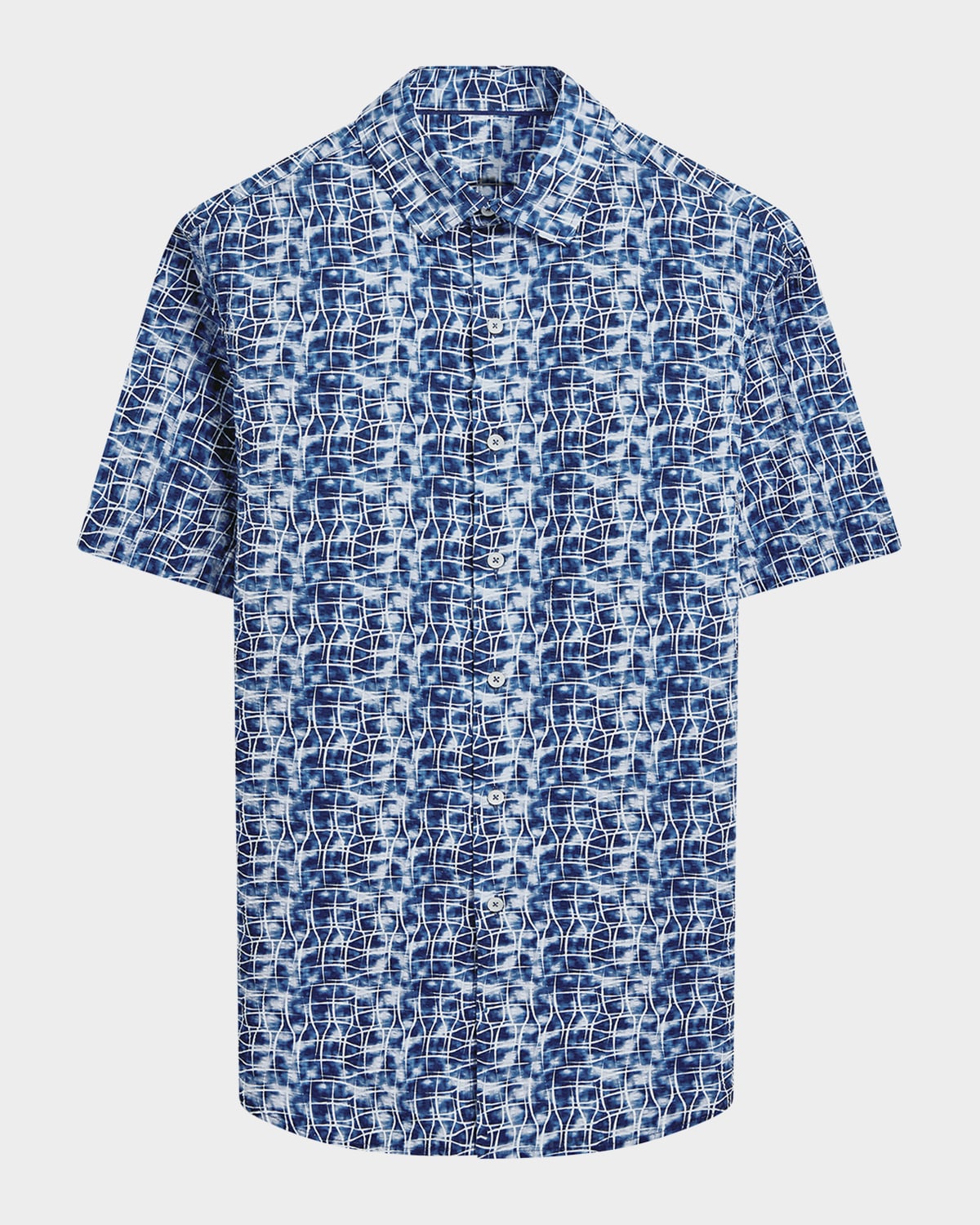 Bugatchi Men's Jackson Short-Sleeve Shirt