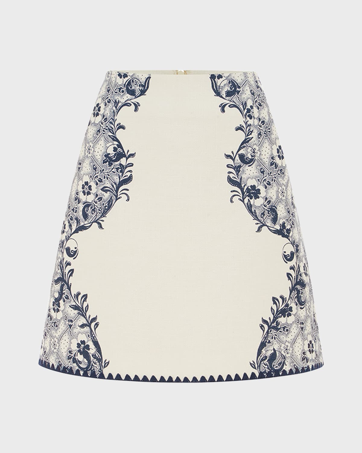ALEMAIS Airlie Floral-Print Mini Skirt