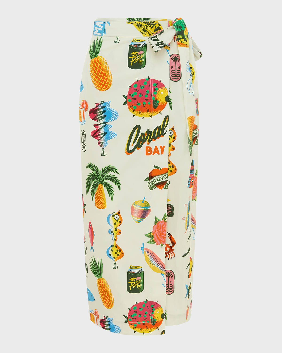 ALEMAIS x Alan Berry Rhys Samaki Maxi Wrap Skirt