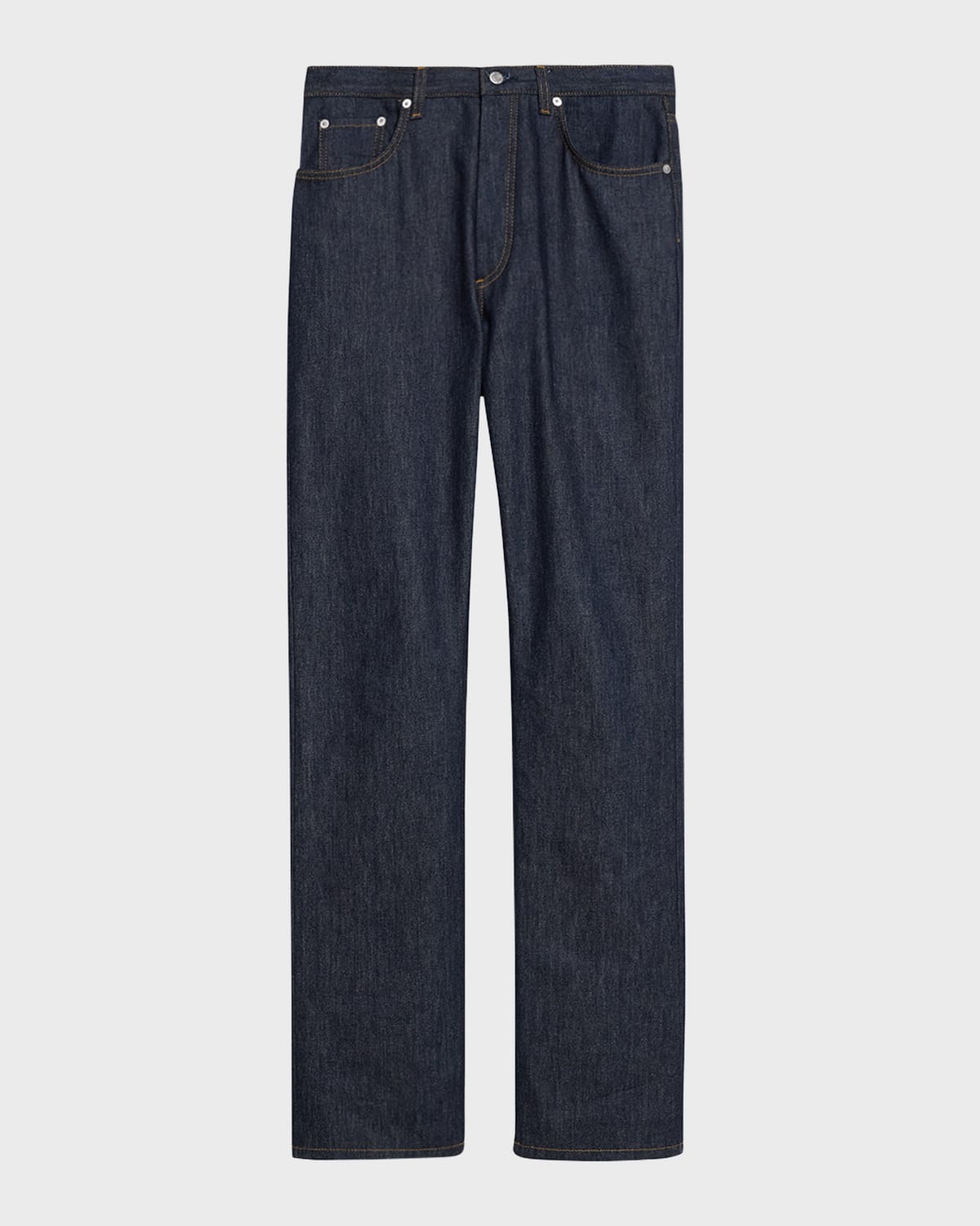 Helmut Lang Men's Mid-Rise Regular-Fit Raw Denim Jeans