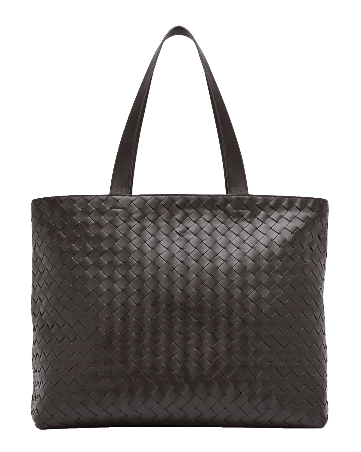 Bottega Veneta Men's Large Intrecciato Leather Tote Bag