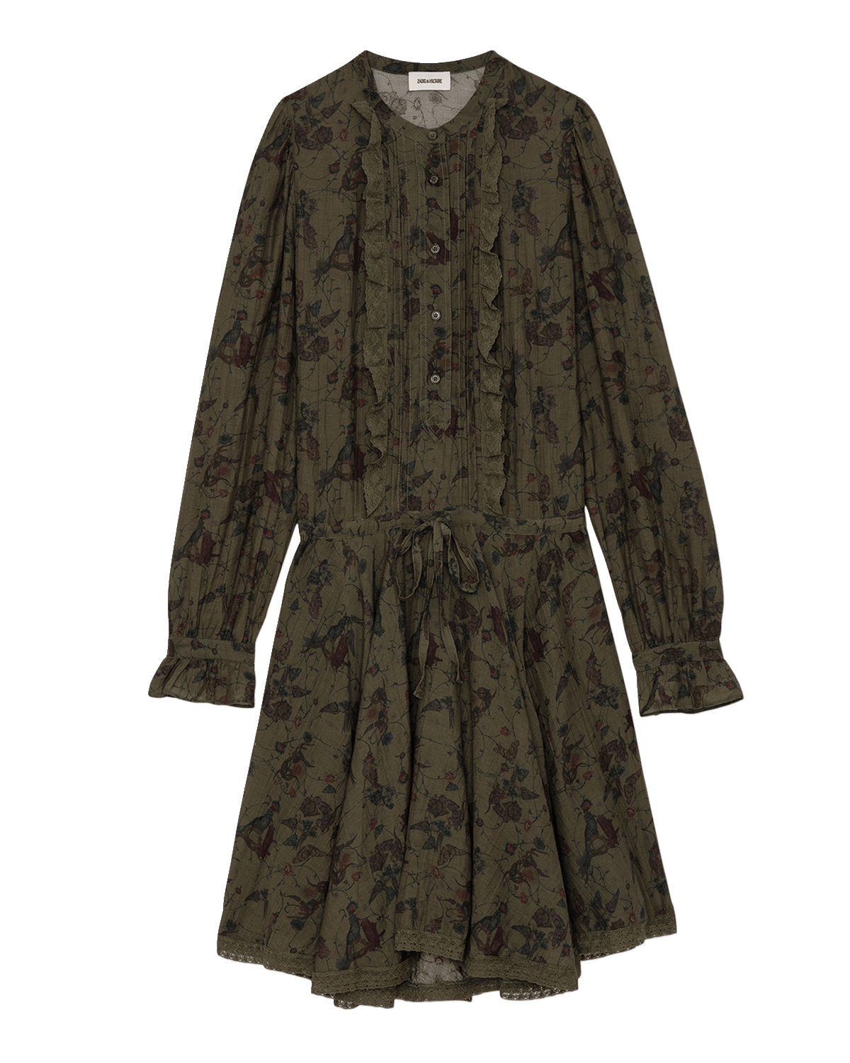 Zadig & Voltaire Ranil Tomboy Holly Long-Sleeve Mini Dress