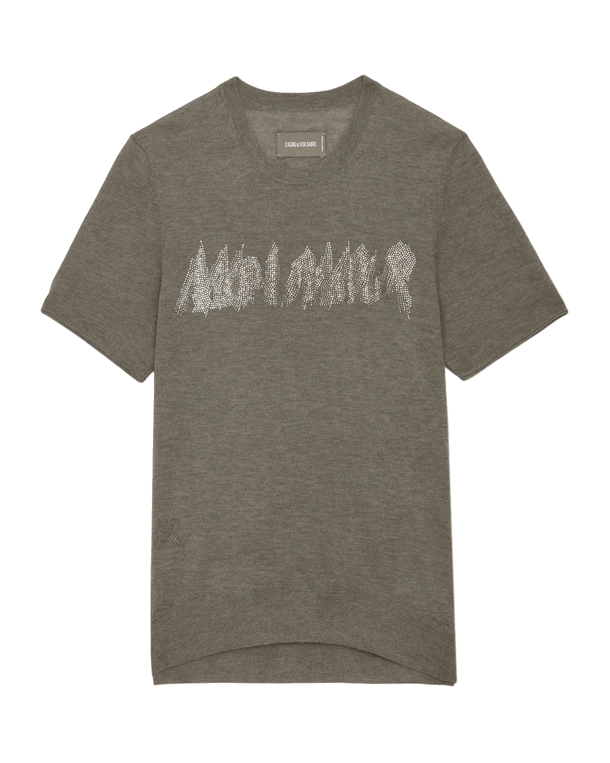 Zadig & Voltaire Ida Mon Amour Diamante Cashmere Sweater