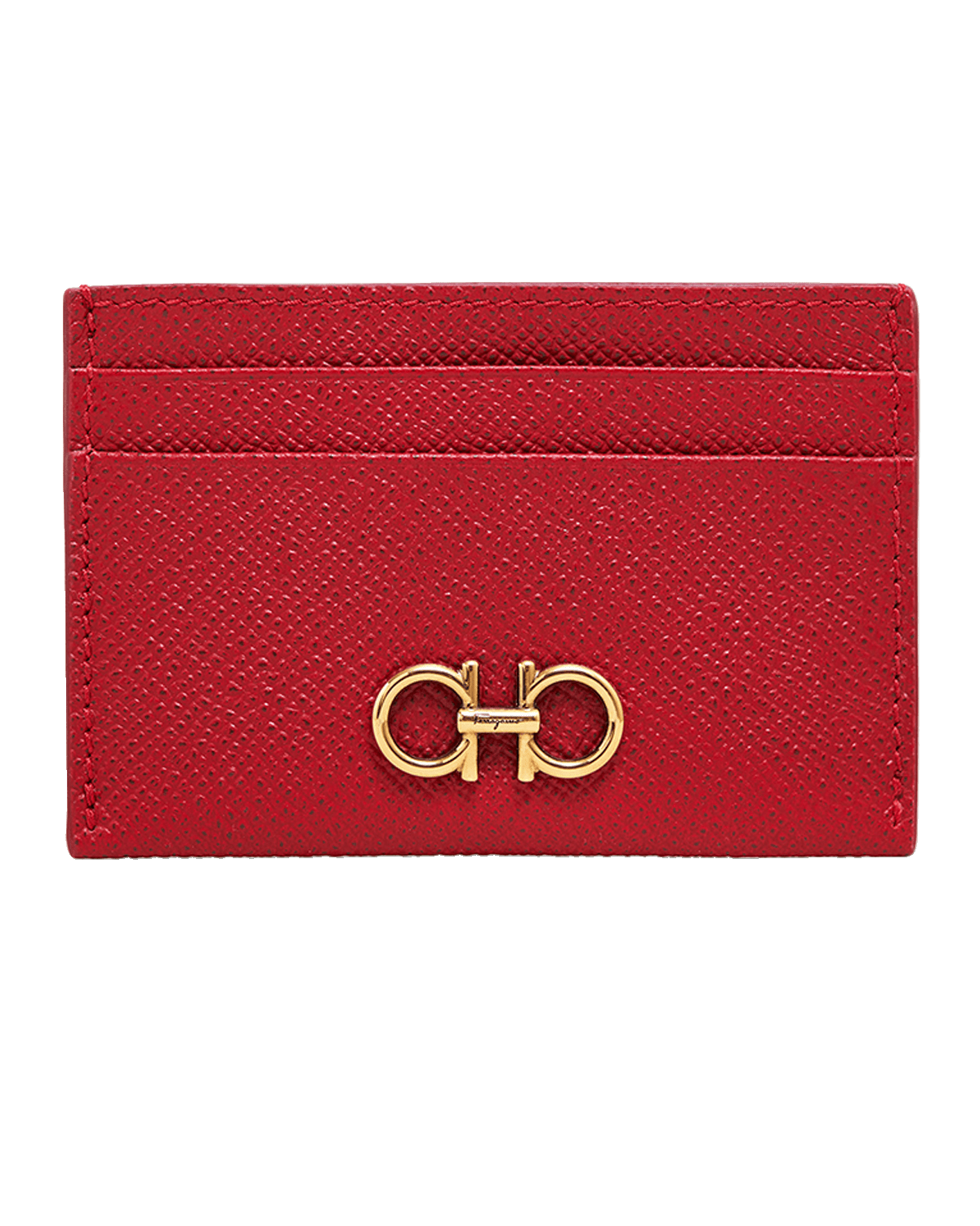 Ferragamo Gemini Leather Card Holder
