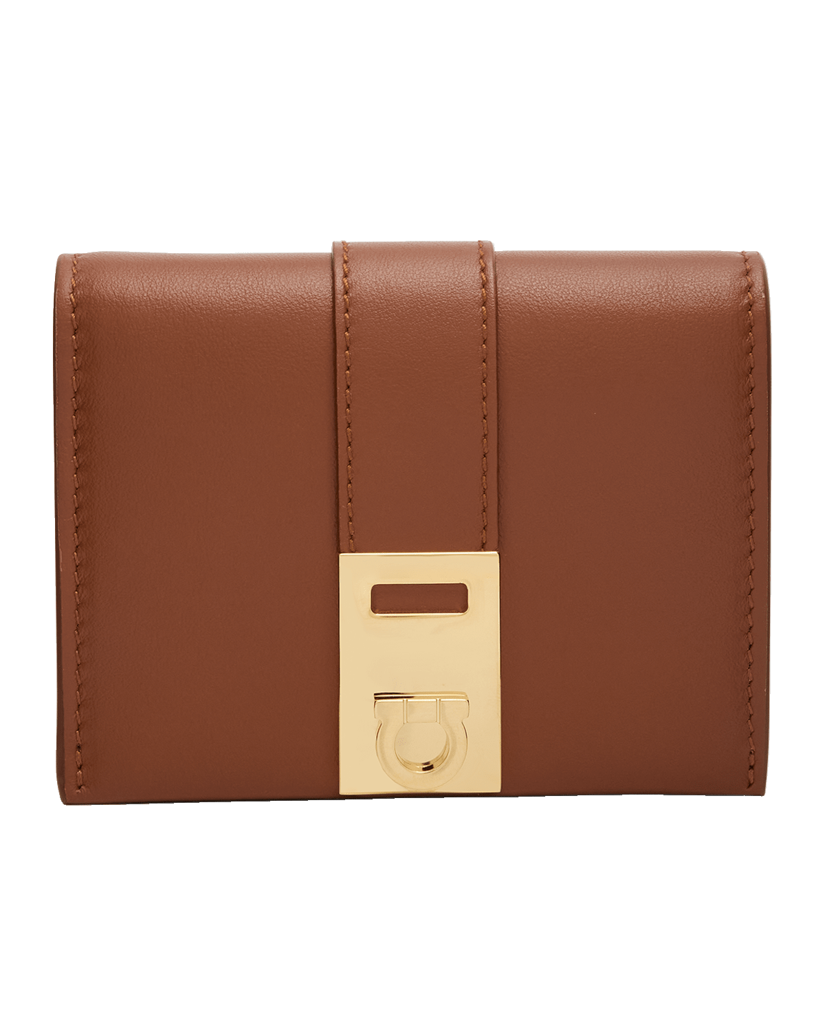 Ferragamo Hug Compact Leather Wallet