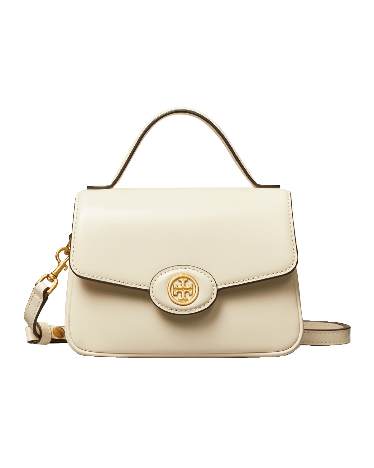 Tory Burch Robinson Small Leather Top-Handle Bag