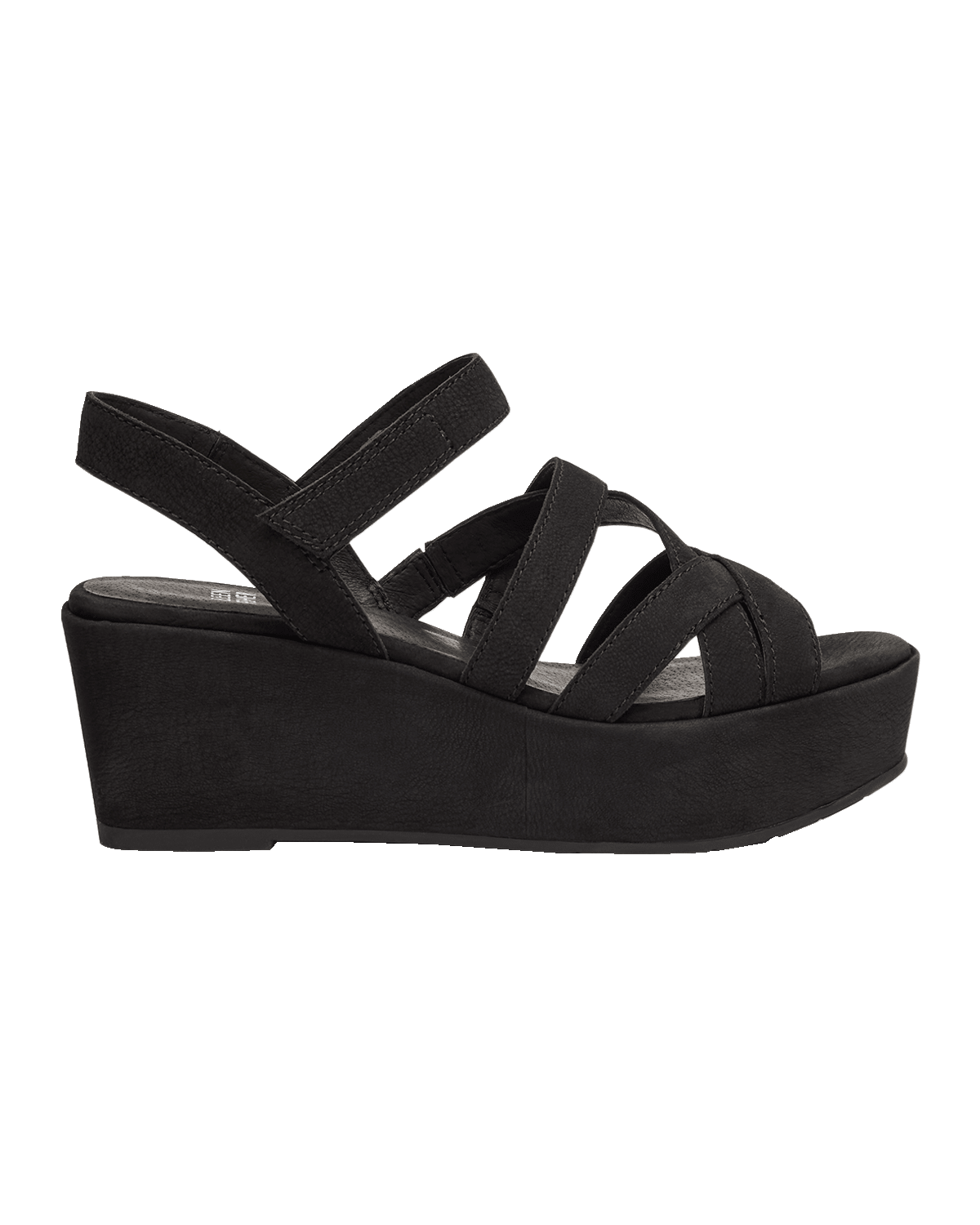 Eileen Fisher Mazy Suede Strappy Wedge Sandals