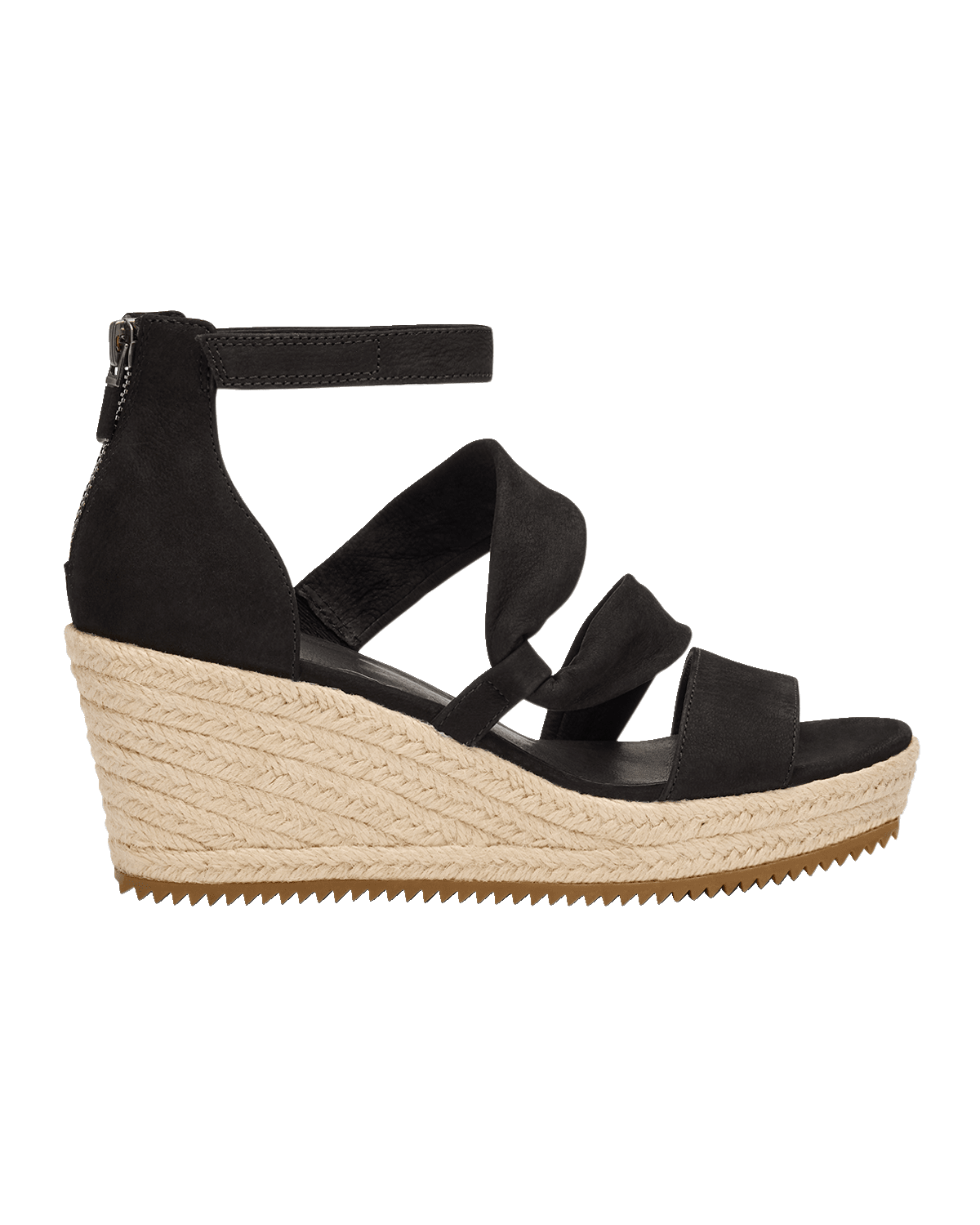 Eileen Fisher Wisp Suede Wedge Espadrilles