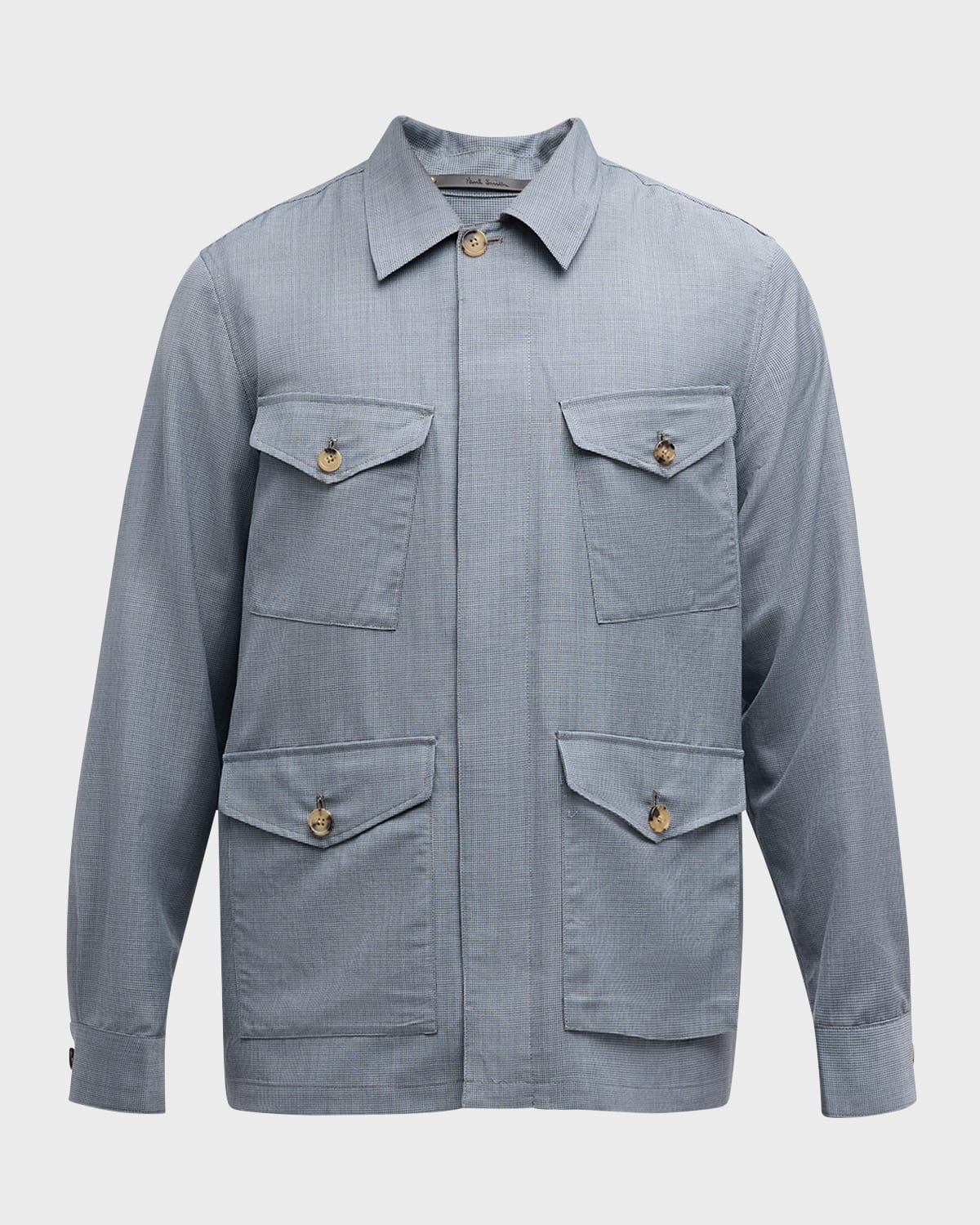 Paul Smith Men's Micro-Houndstooth Chore Jacket