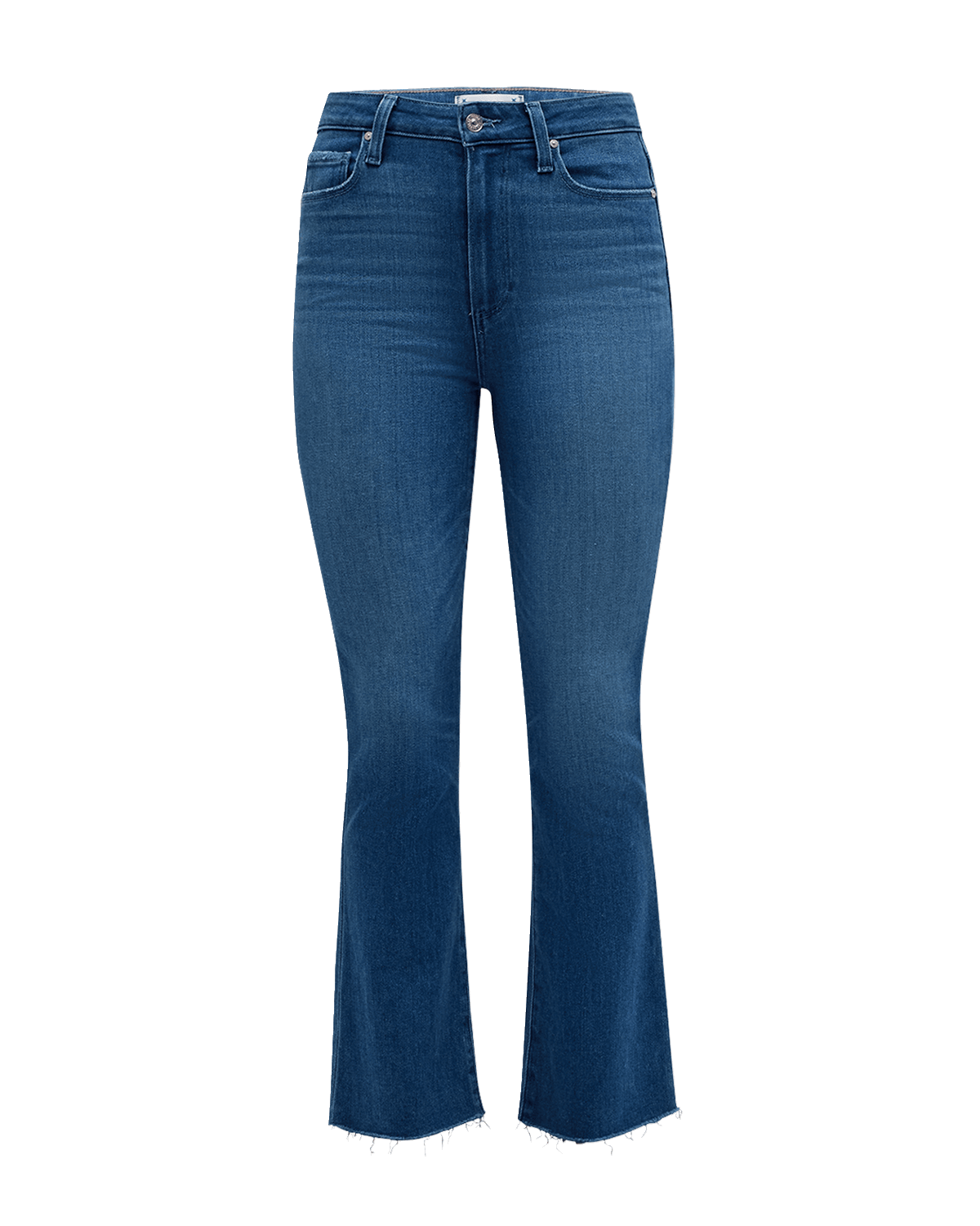 PAIGE Claudine Raw Hem Flare Jeans
