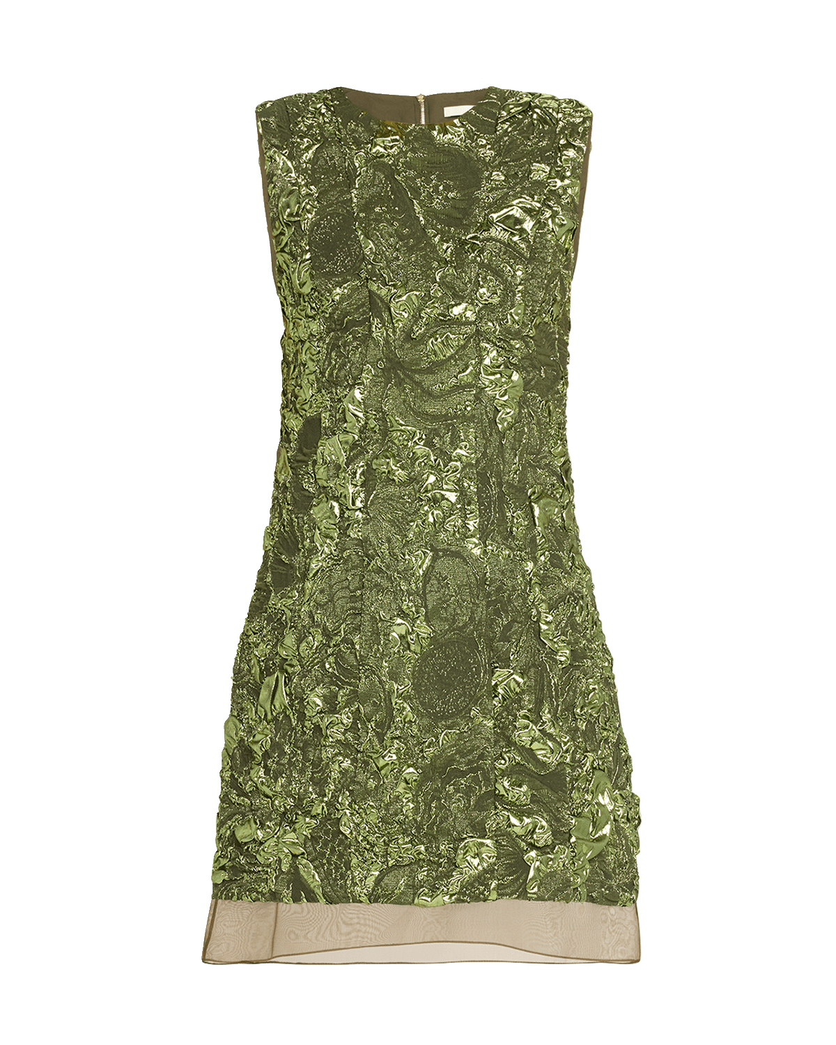 Jason Wu Collection Metallic Marine Jacquard Mini Dress