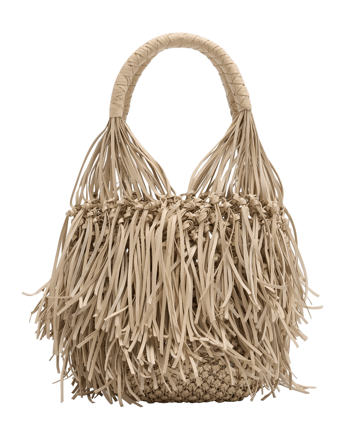 Ulla Johnson Valeria Small Fringe Hobo Bag