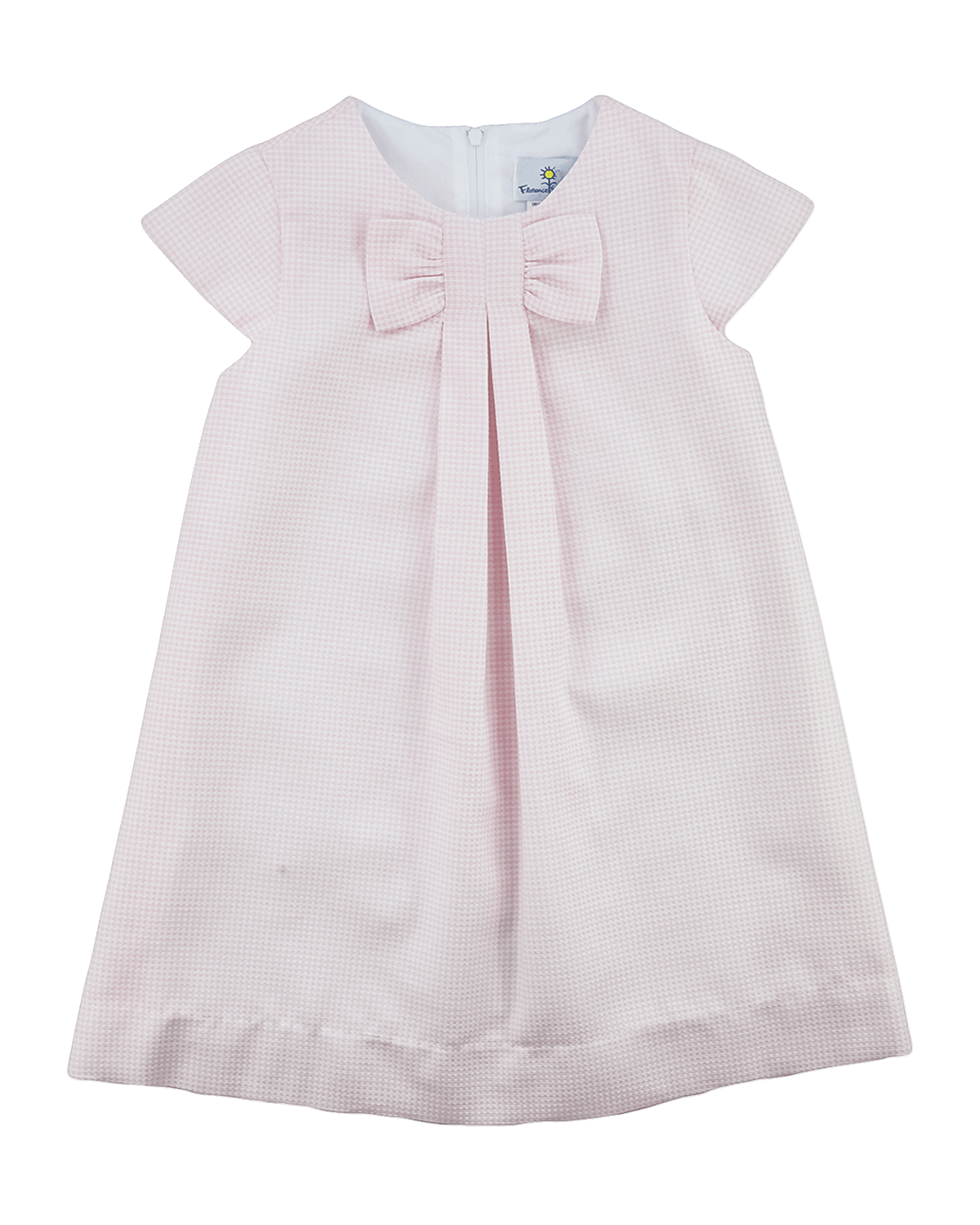 Florence Eiseman Girl's Cotton Pique Dress with Bow, Size 2-6