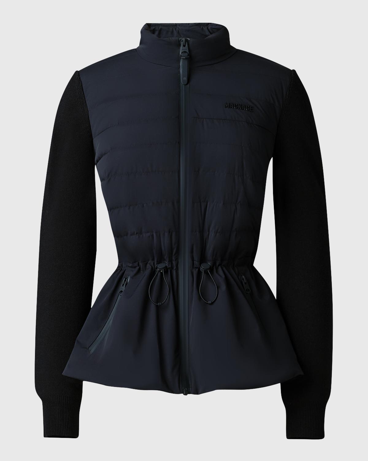 Mackage Laika Hybrid Down Peplum-Hem Jacket