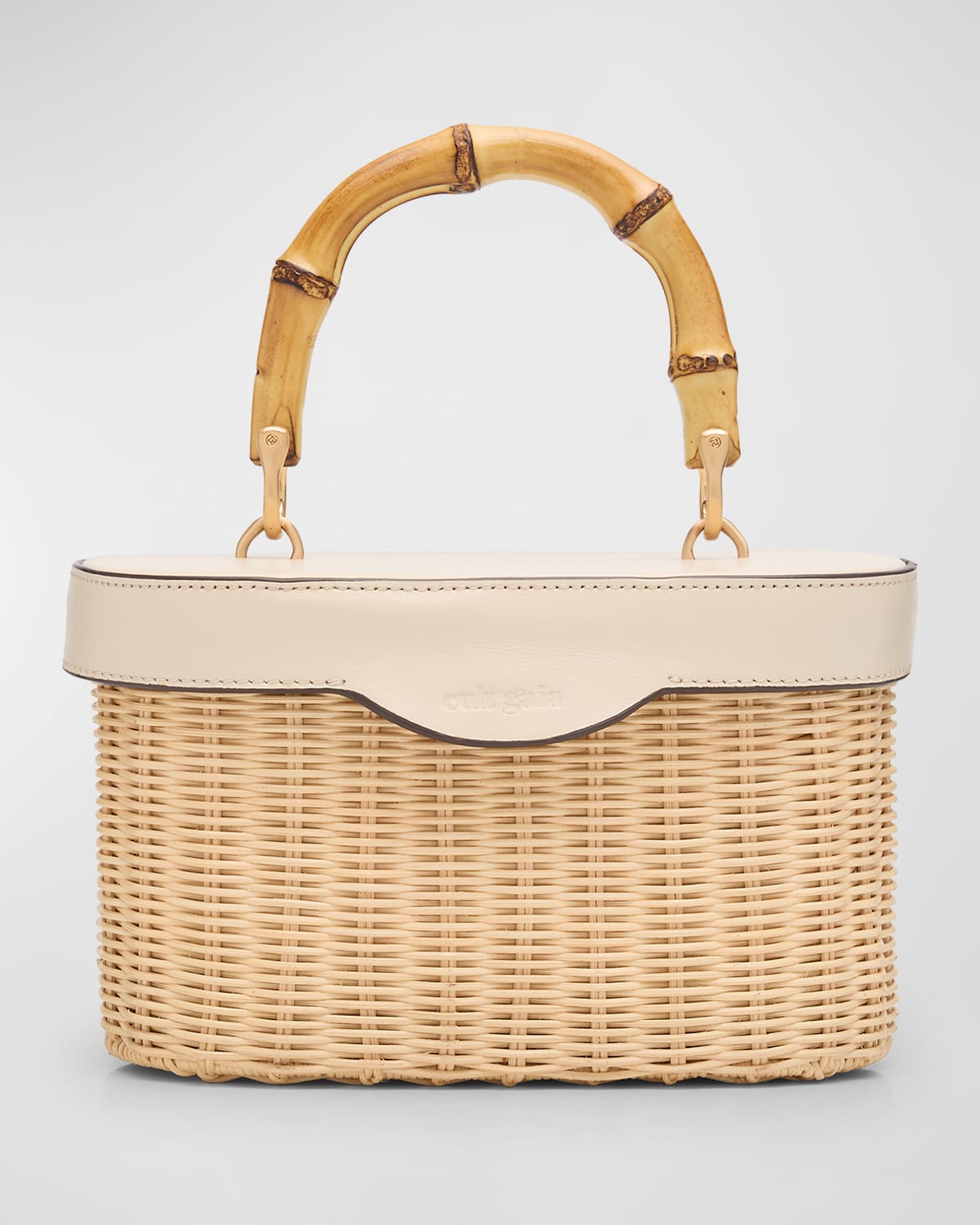 Cult Gaia Gwyneth Basket Top-Handle Bag