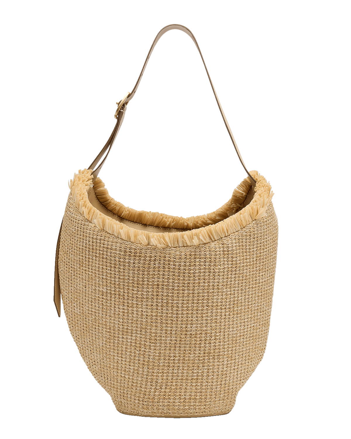 Cult Gaia Odette Buckle Woven Tote Bag
