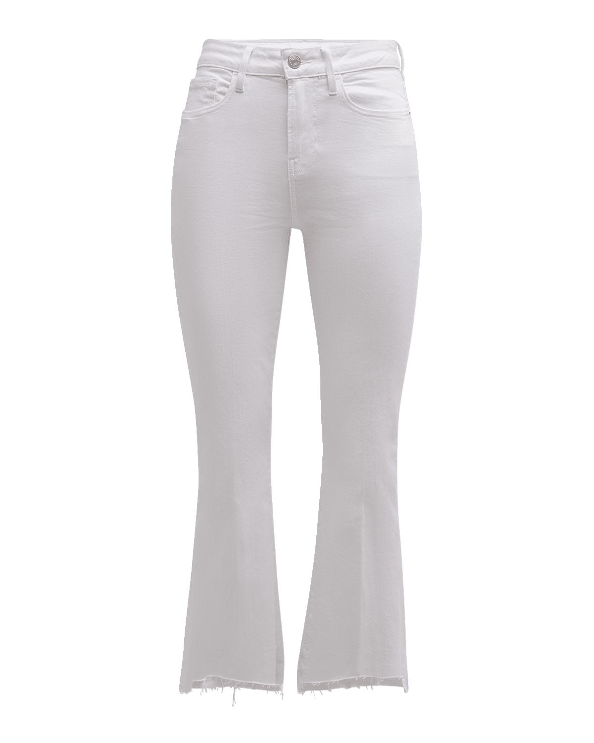 FRAME Le Crop Mini Boot Raw Stagger Jeans