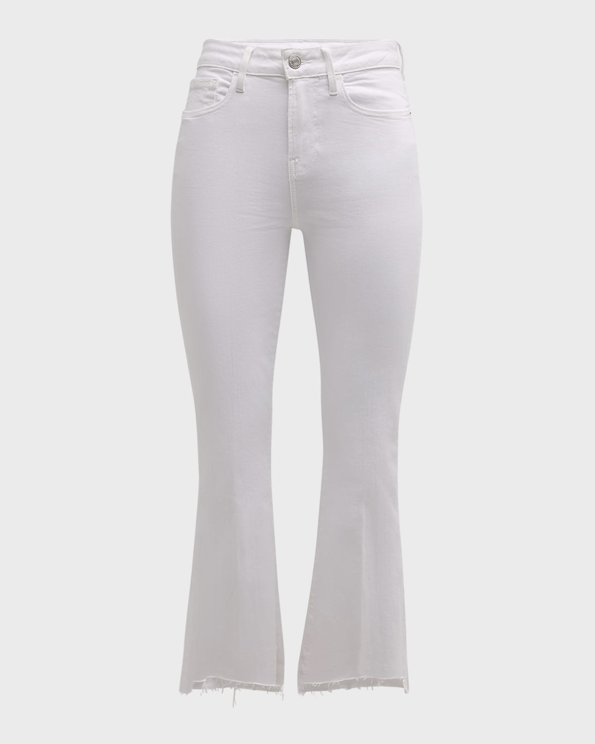 FRAME Le Crop Mini Boot Raw Stagger Jeans