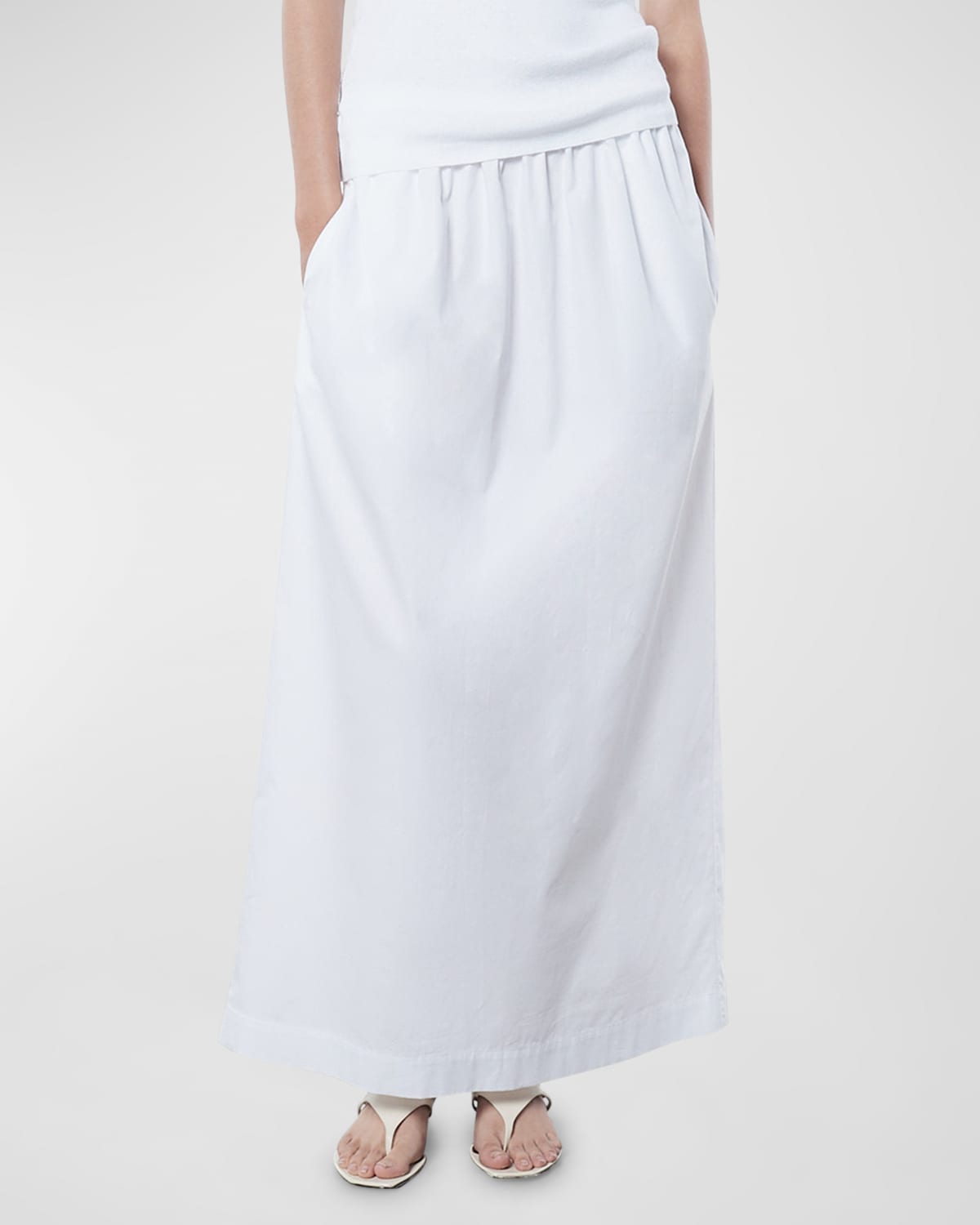 Enza Costa Poplin Resort Skirt