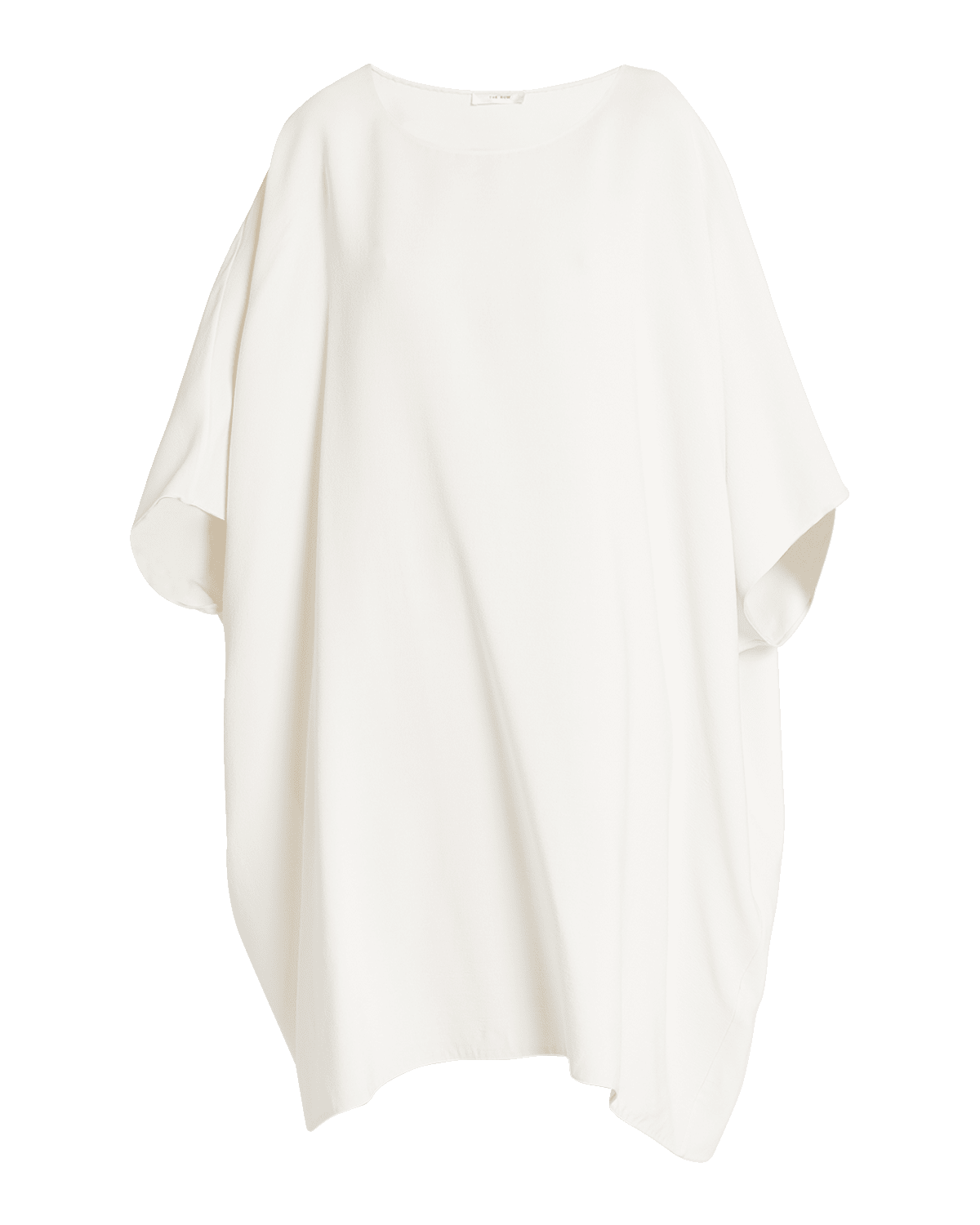 THE ROW Abasi Scoop-Neck 3/4-Sleeve Oversized Shift Dress