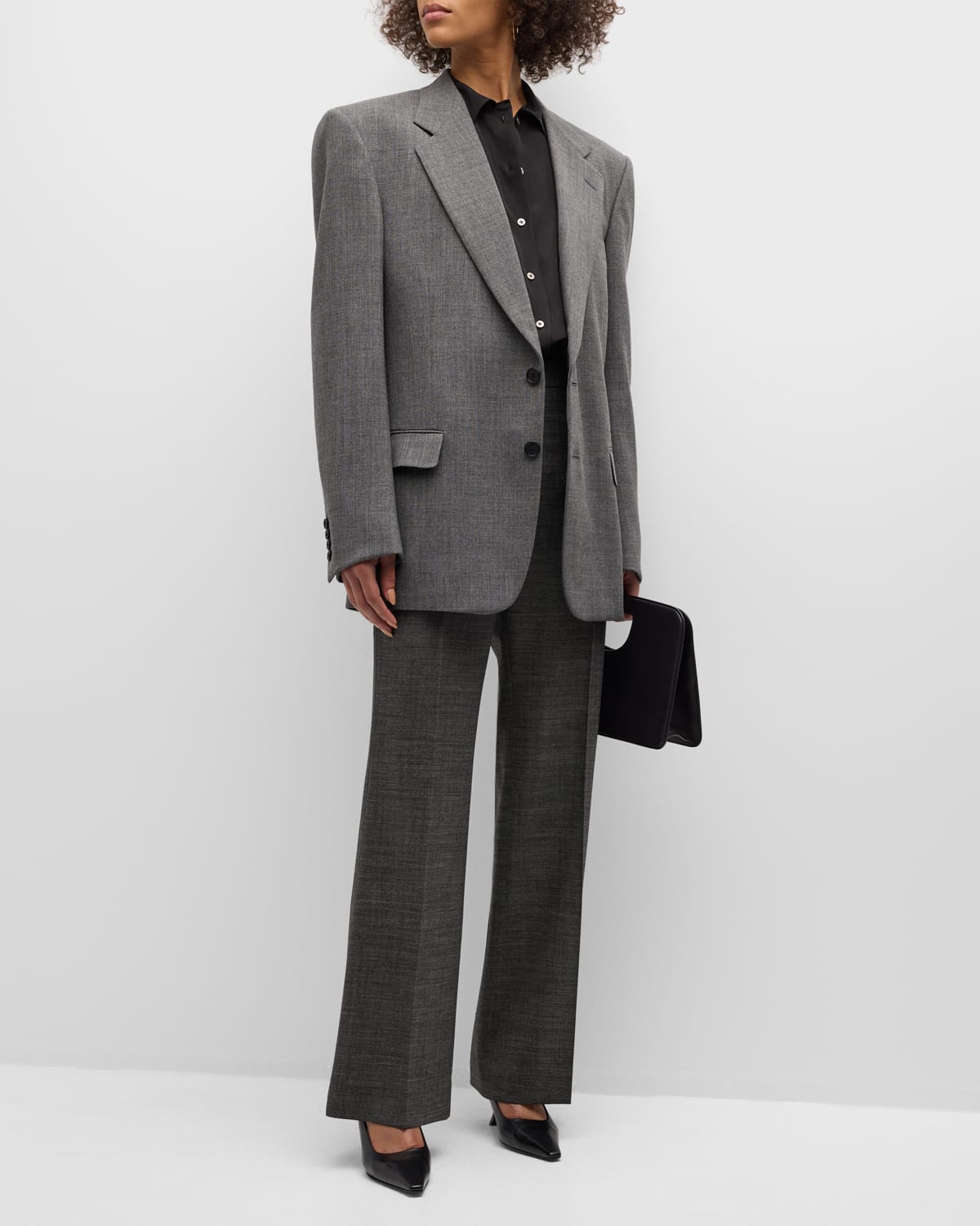 THE ROW Phil Oversized Single-Breasted Jacket